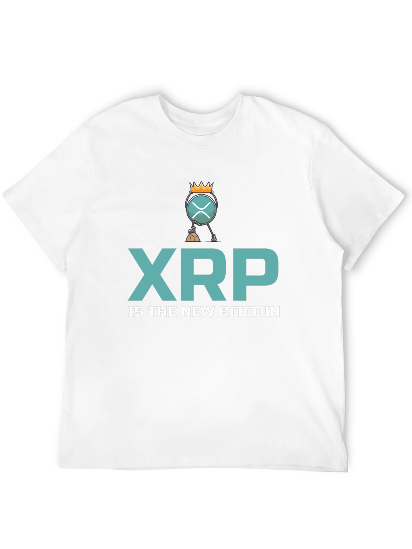 XRP is the New Bitcoin Black T-Shirt