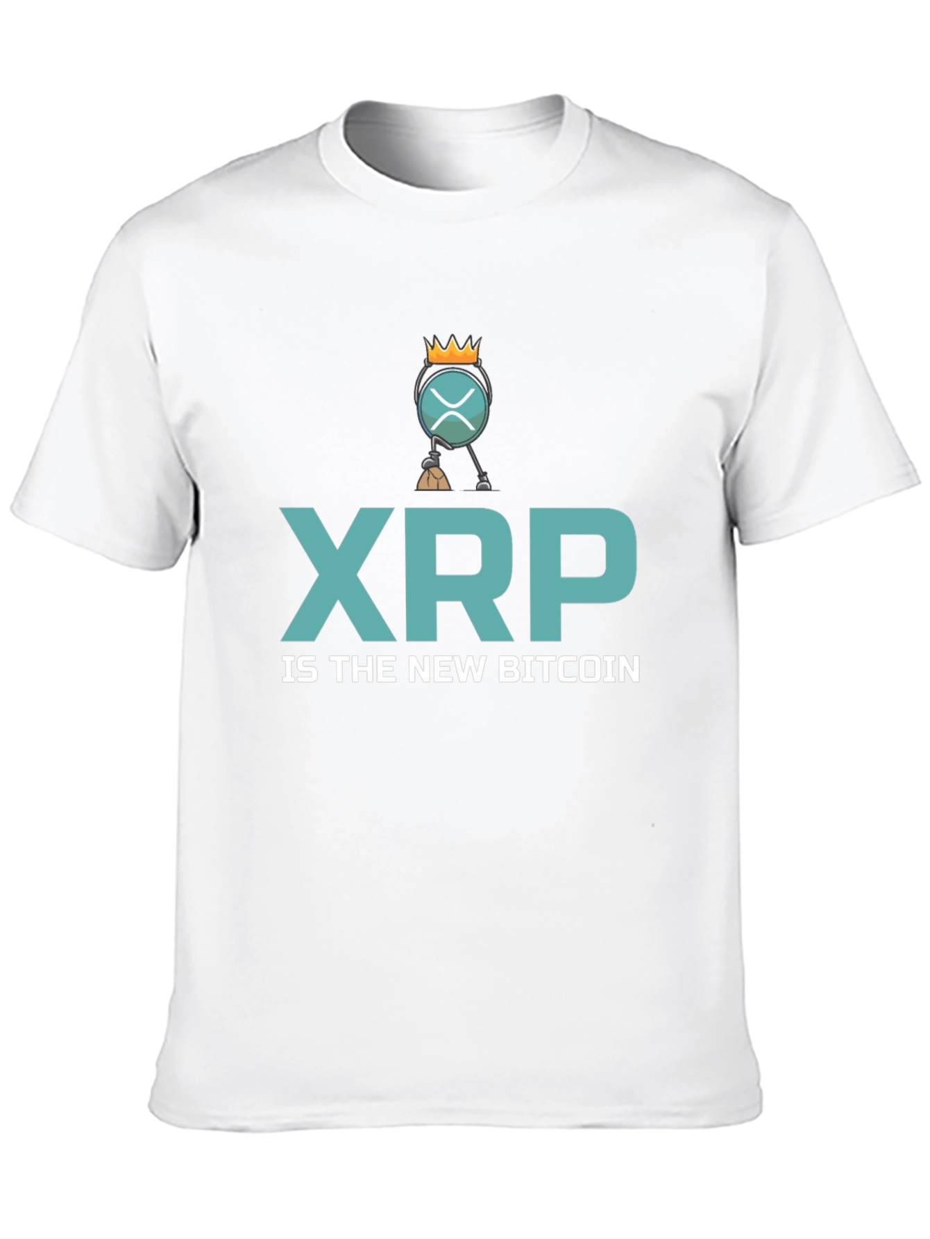 XRP is the New Bitcoin Black T-Shirt