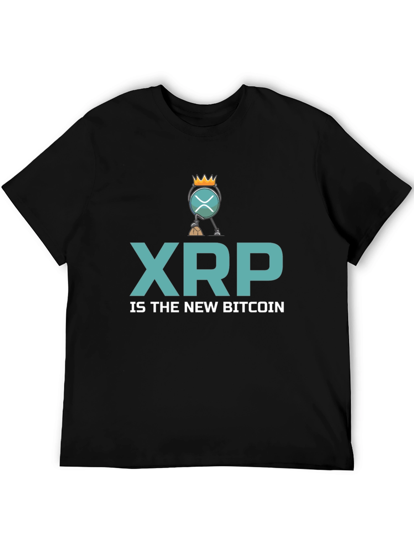 XRP is the New Bitcoin Black T-Shirt