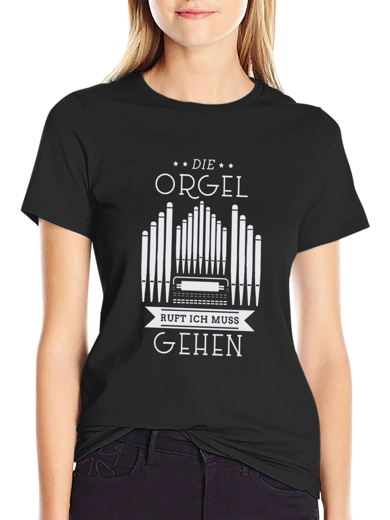 Die Orgel Ruft Ich Muss Gehen Black T-Shirt