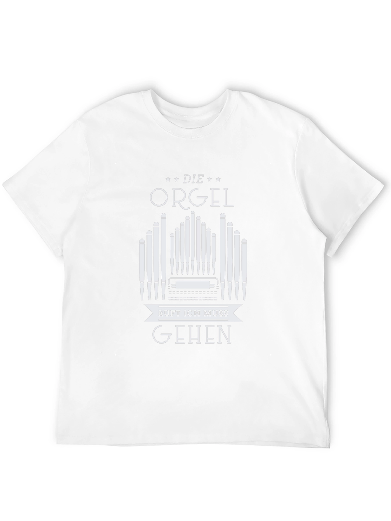 Die Orgel Ruft Ich Muss Gehen Black T-Shirt