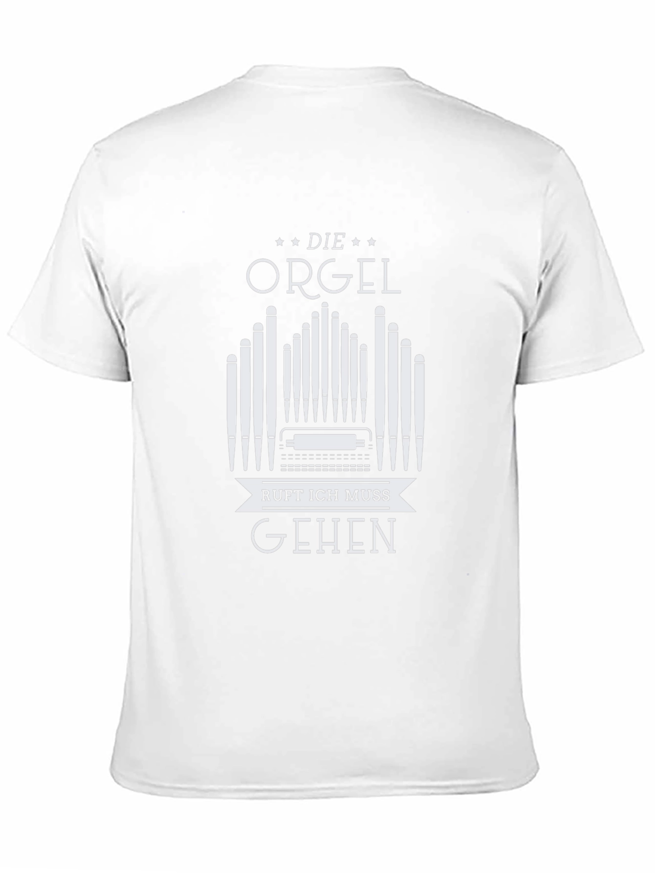 Die Orgel Ruft Ich Muss Gehen Black T-Shirt