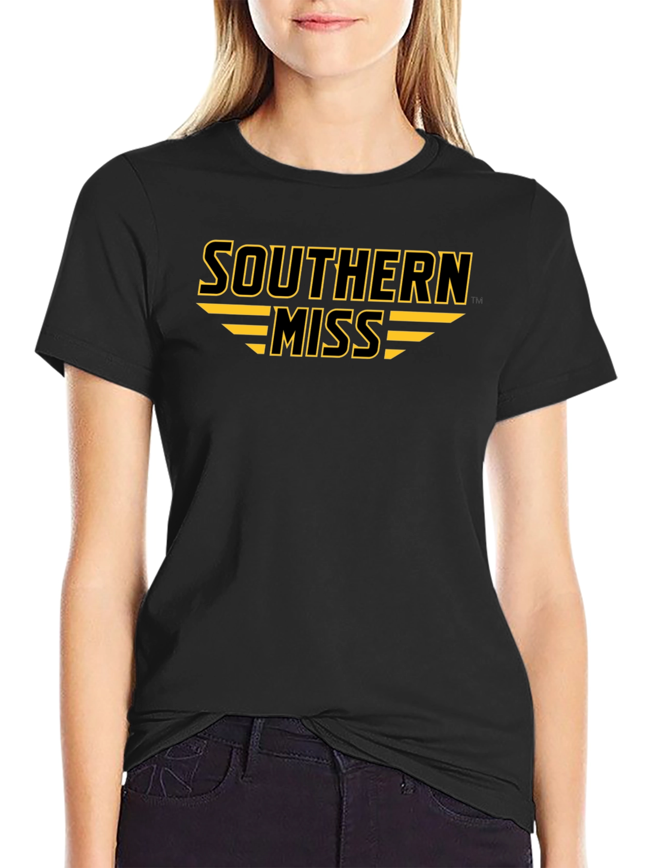 Southern Miss Golden Eagles Black T-Shirt
