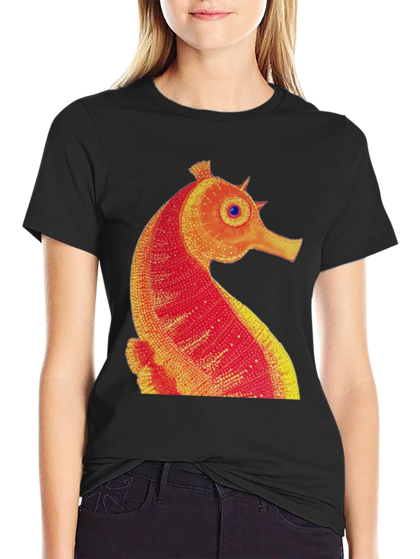 Seahorse Graphic Tee - Unique Design