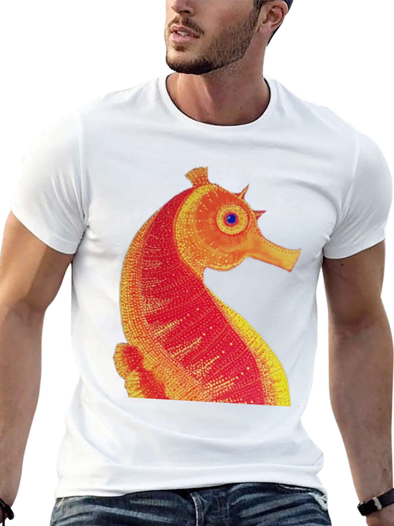 Seahorse Graphic Tee - Unique Design