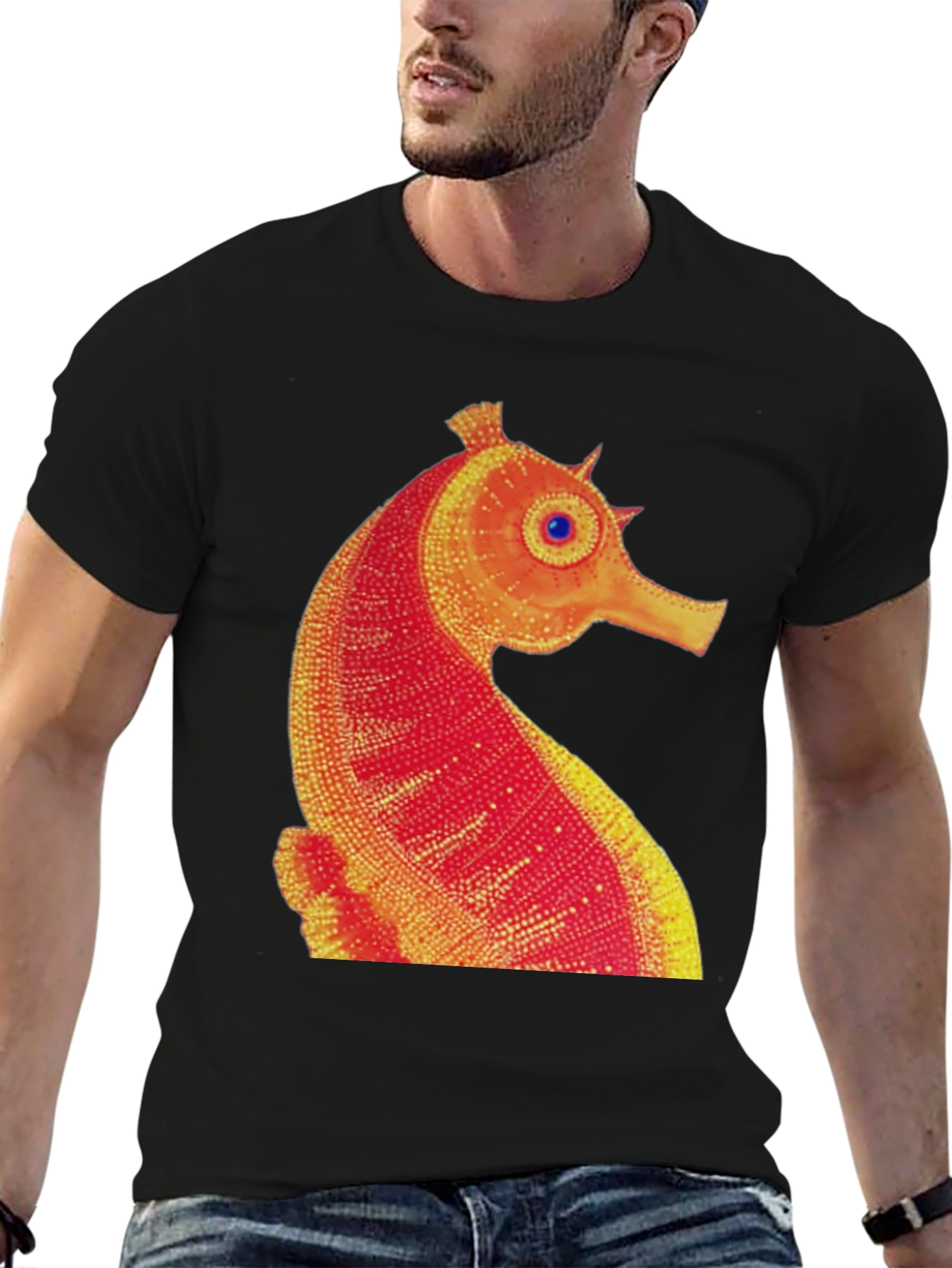 Seahorse Graphic Tee - Unique Design