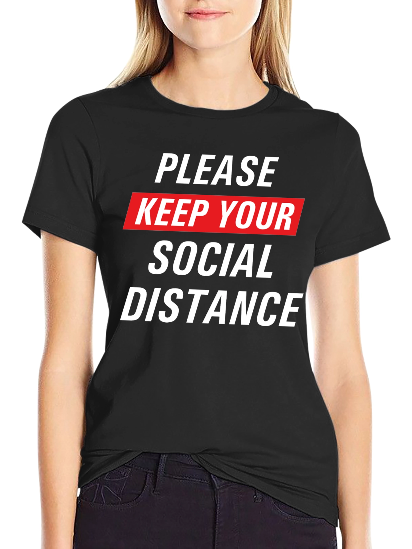 Social Distance Graphic Tee