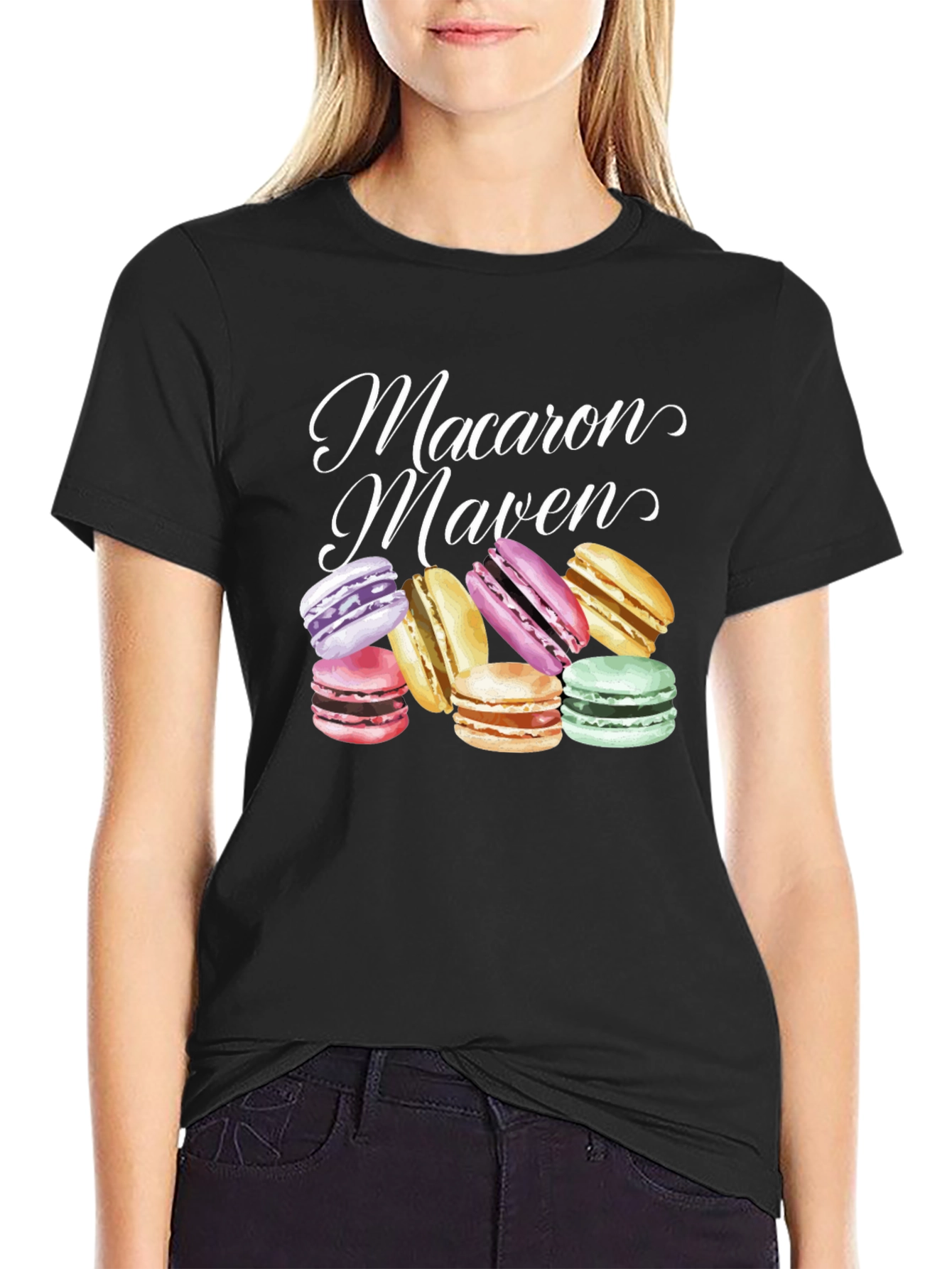 Macaron Maven T-Shirt - Sweet Treat Design!