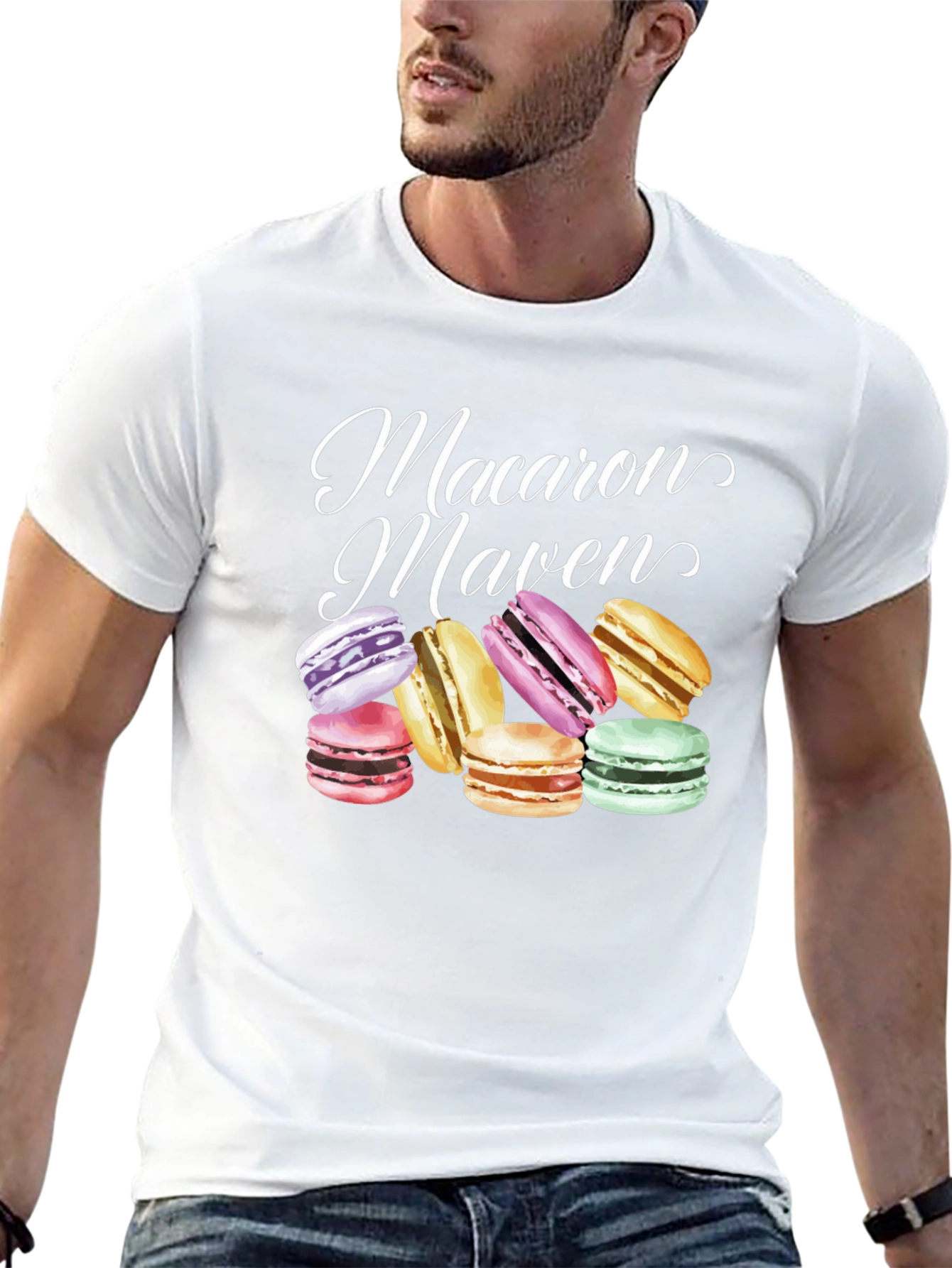 Macaron Maven T-Shirt - Sweet Treat Design!