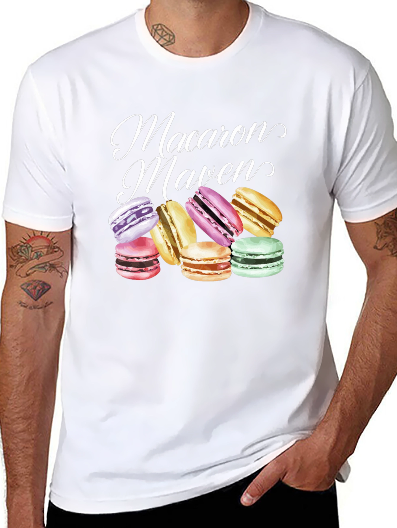 Macaron Maven T-Shirt - Sweet Treat Design!