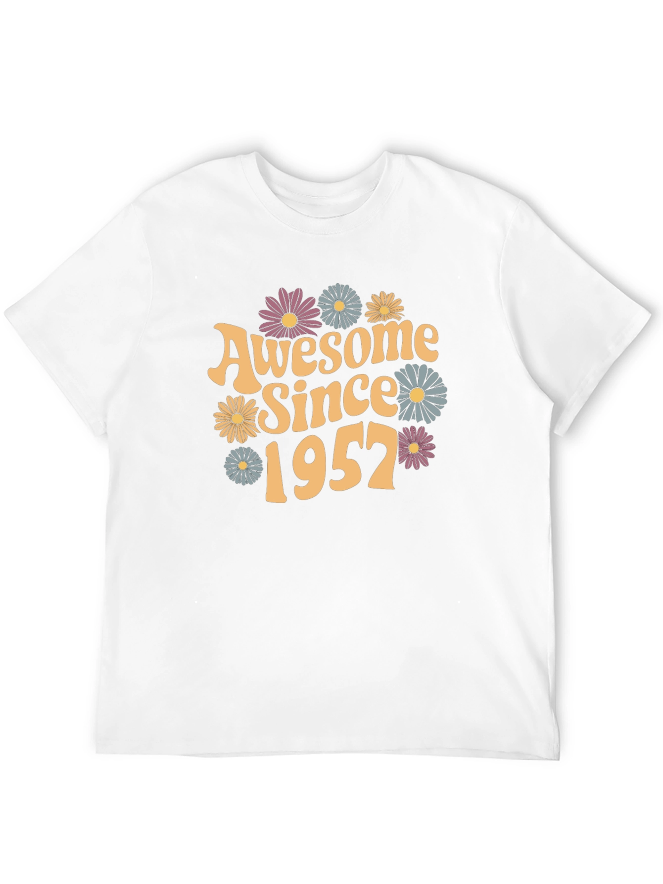 Awesome Since 1952 Floral Graphic Tee