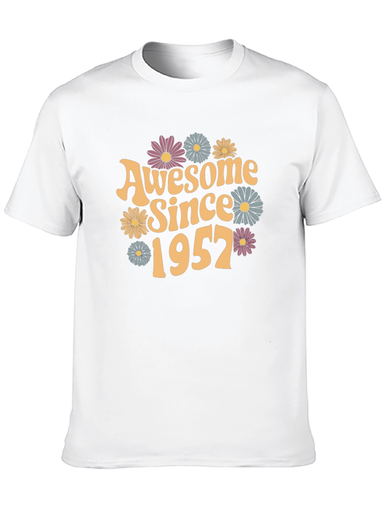 Awesome Since 1952 Floral Graphic Tee