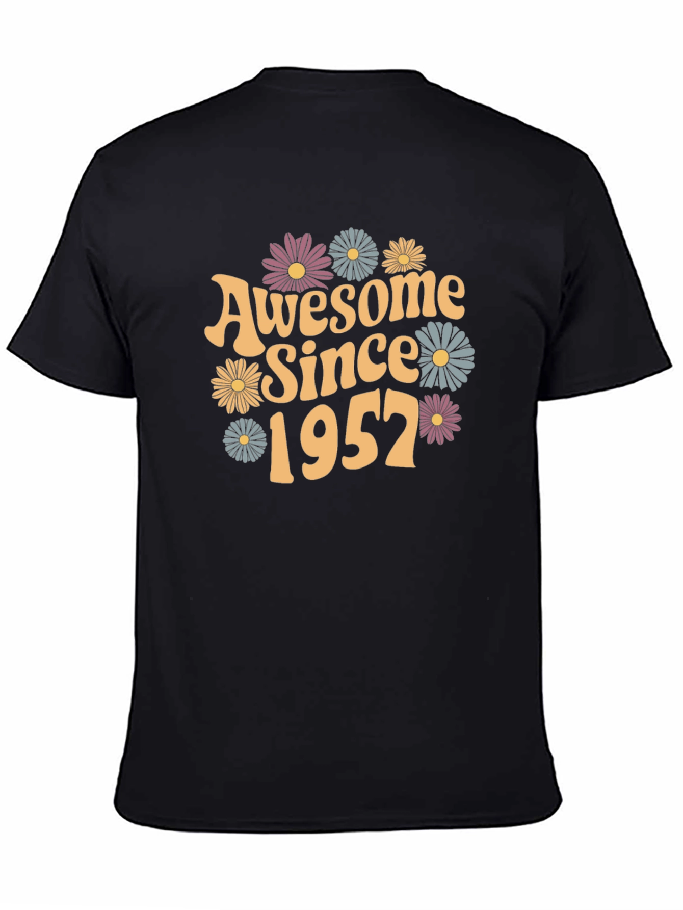 Awesome Since 1952 Floral Graphic Tee