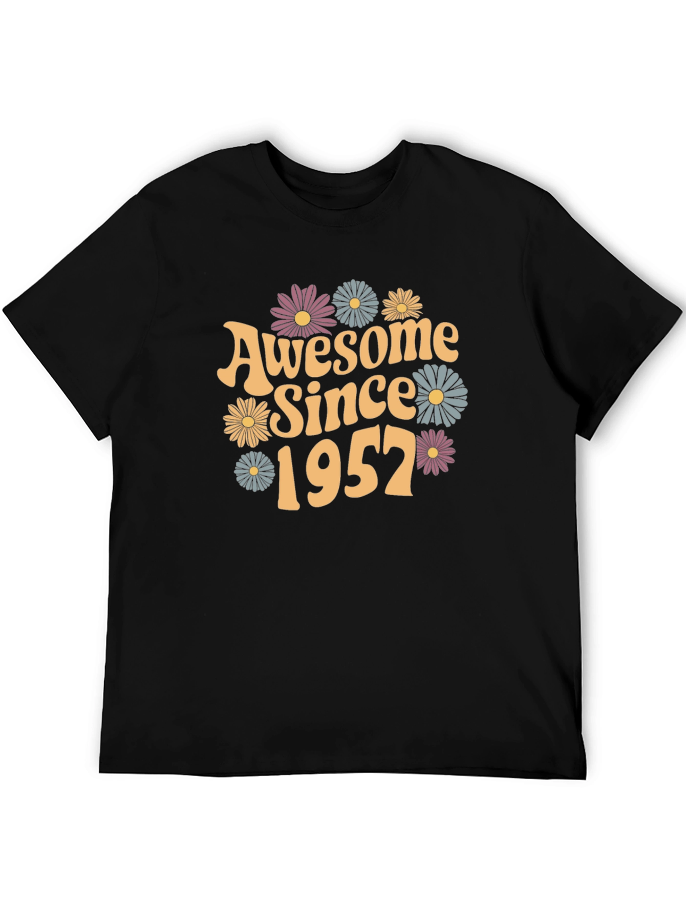 Awesome Since 1952 Floral Graphic Tee