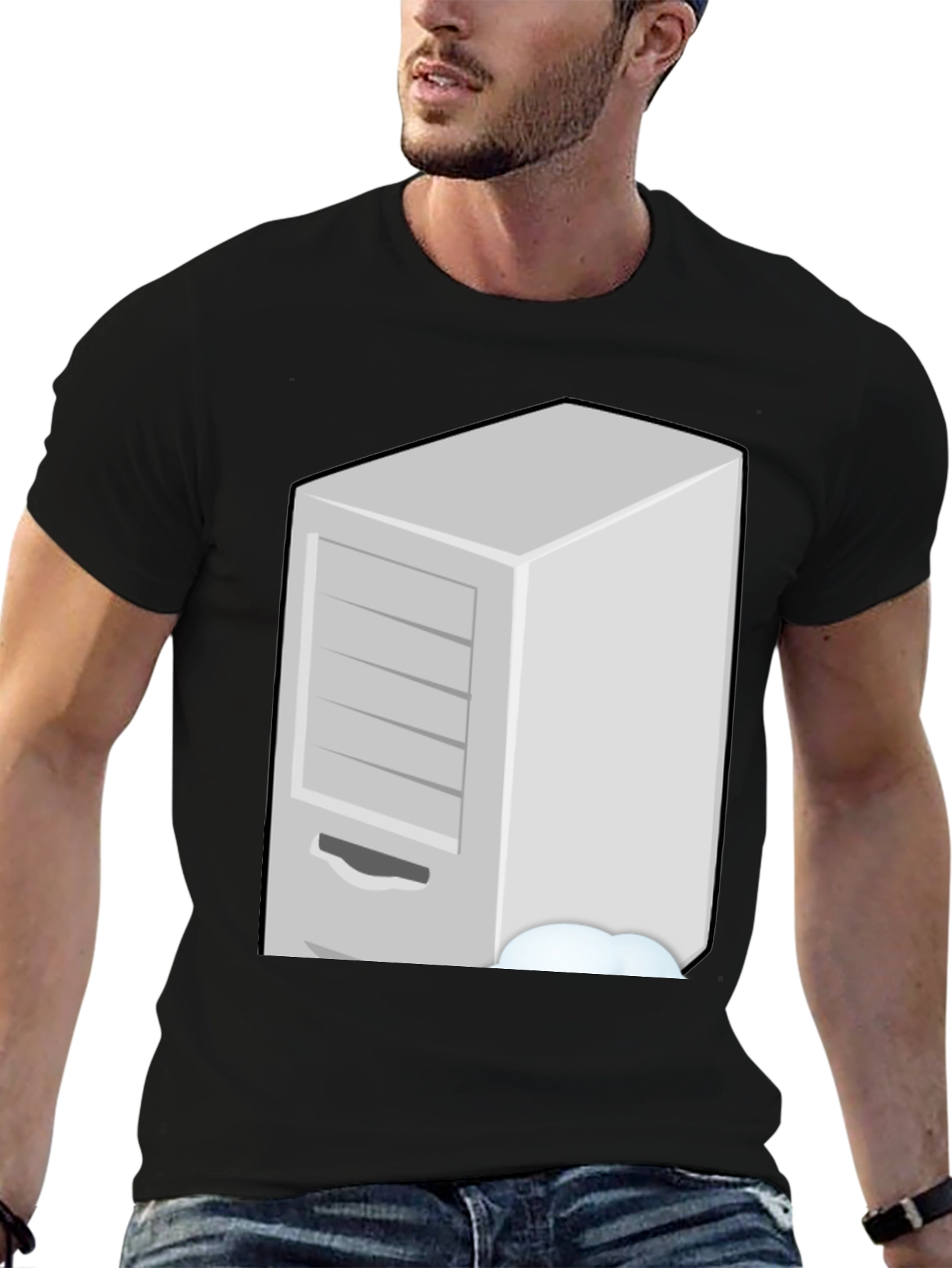 Server Rack Humor Graphic Tee