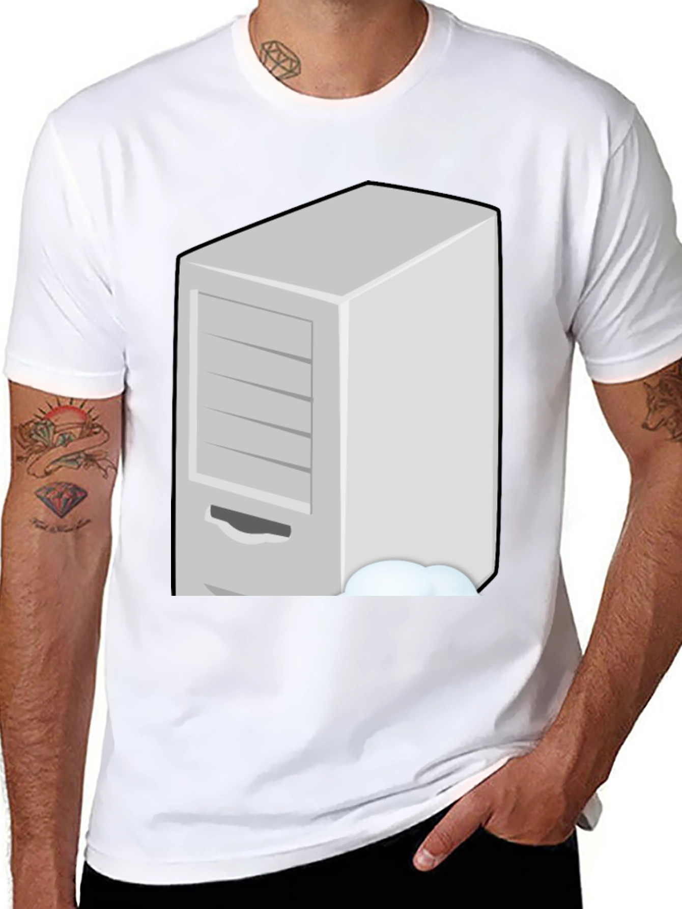 Server Rack Humor Graphic Tee