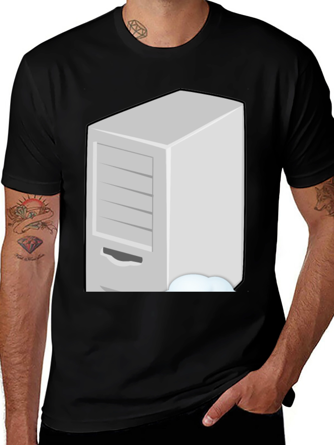 Server Rack Humor Graphic Tee