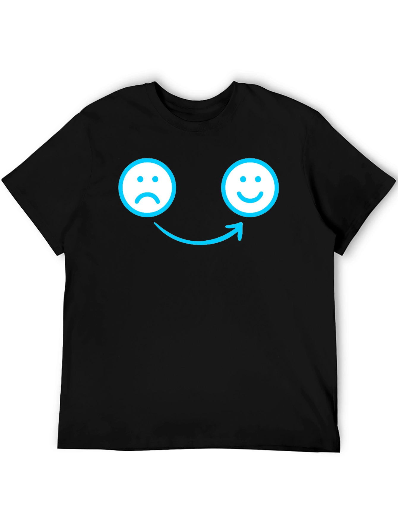 Mood Shift T-Shirt - Happy Face Arrow Tee