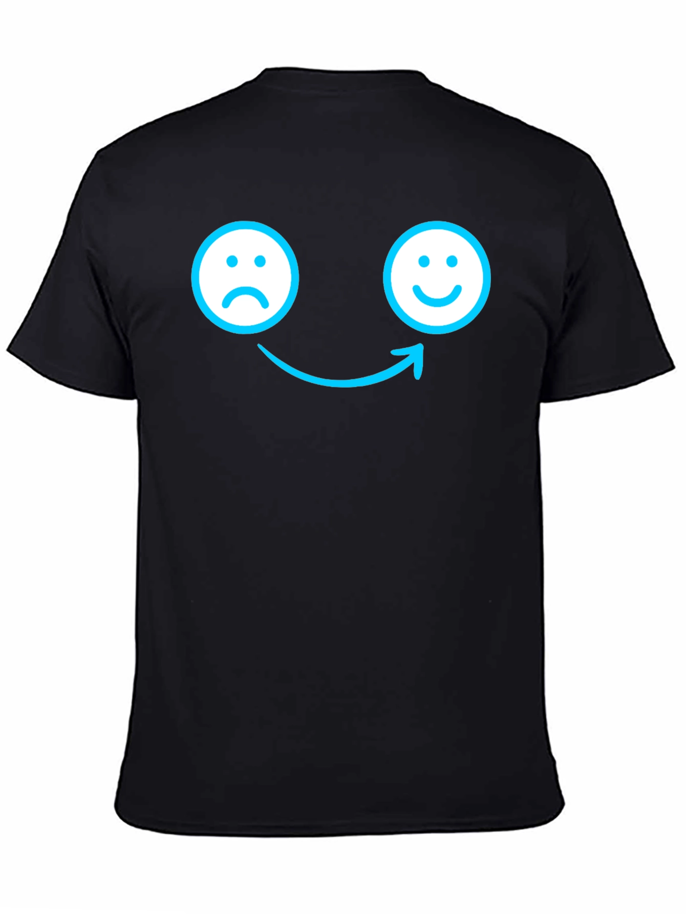 Mood Shift T-Shirt - Happy Face Arrow Tee