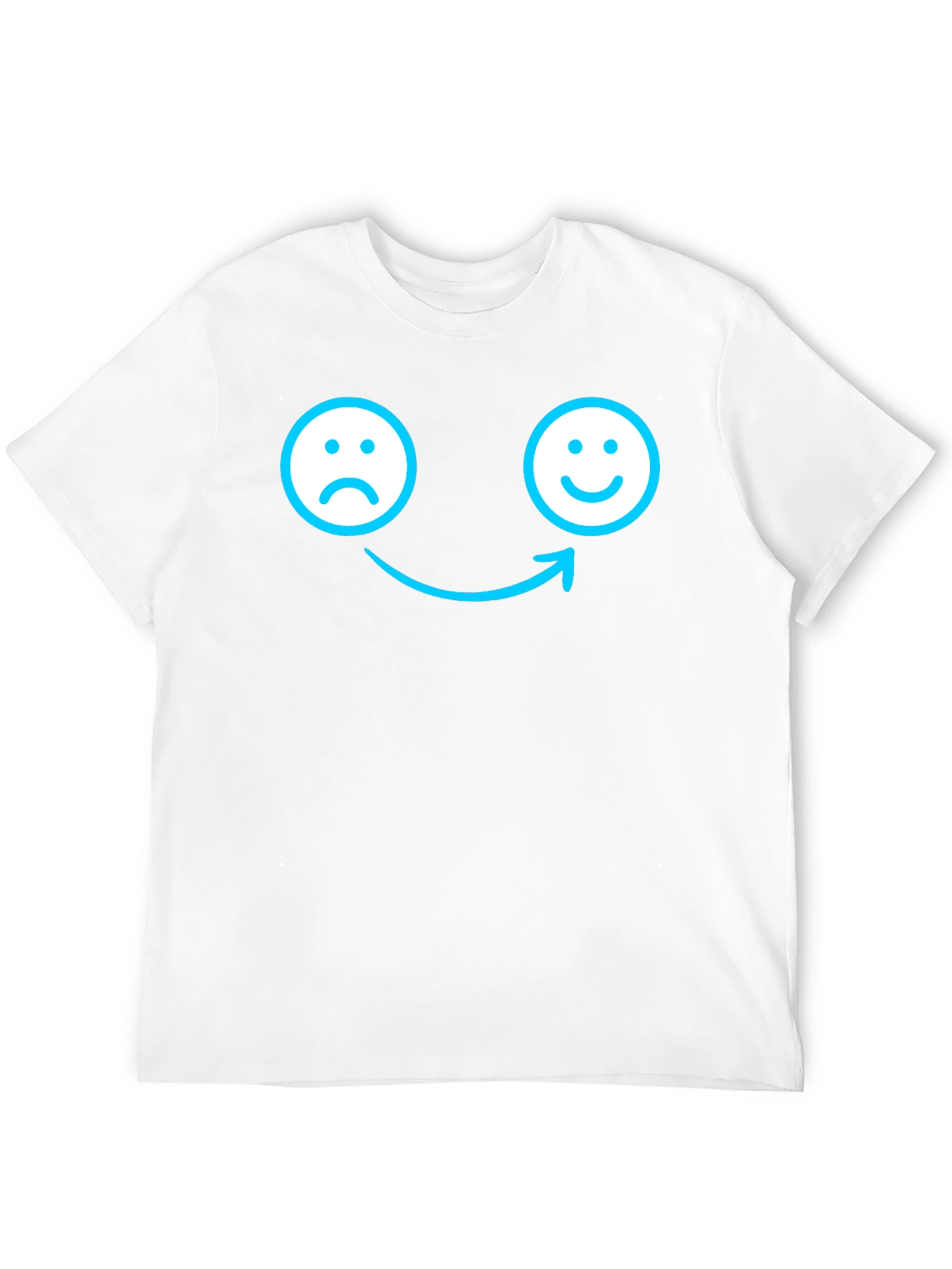 Mood Shift T-Shirt - Happy Face Arrow Tee