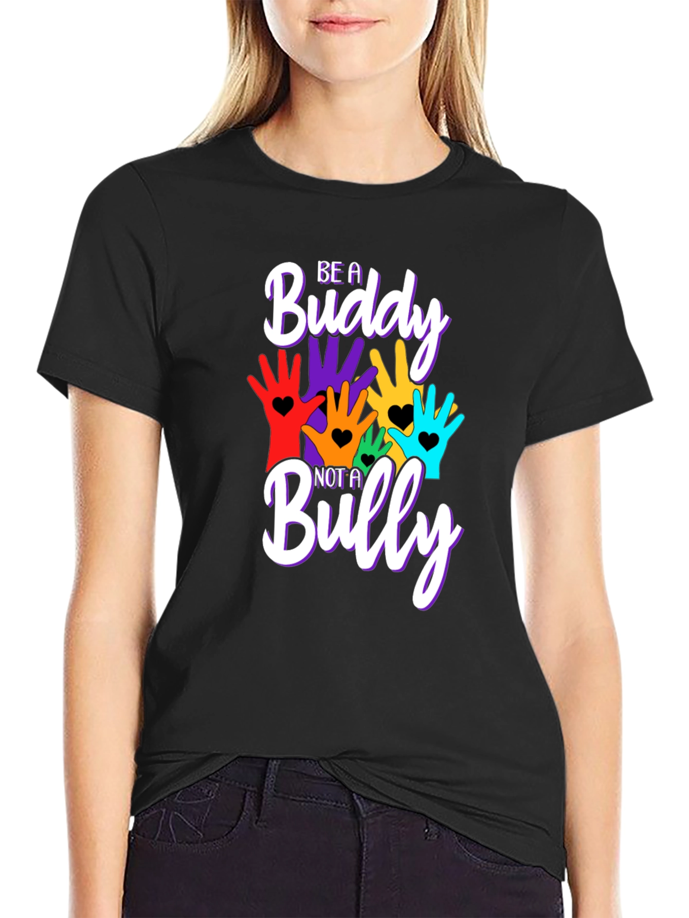 Be A Buddy Not a Bully Graphic Tee