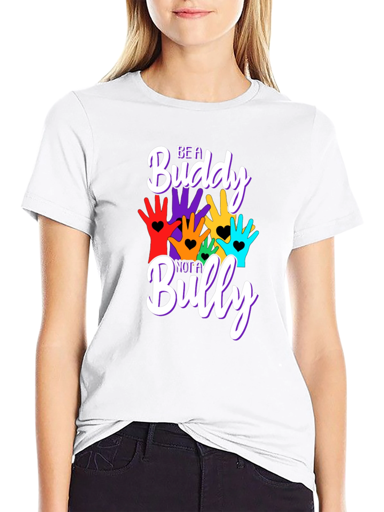 Be A Buddy Not a Bully Graphic Tee