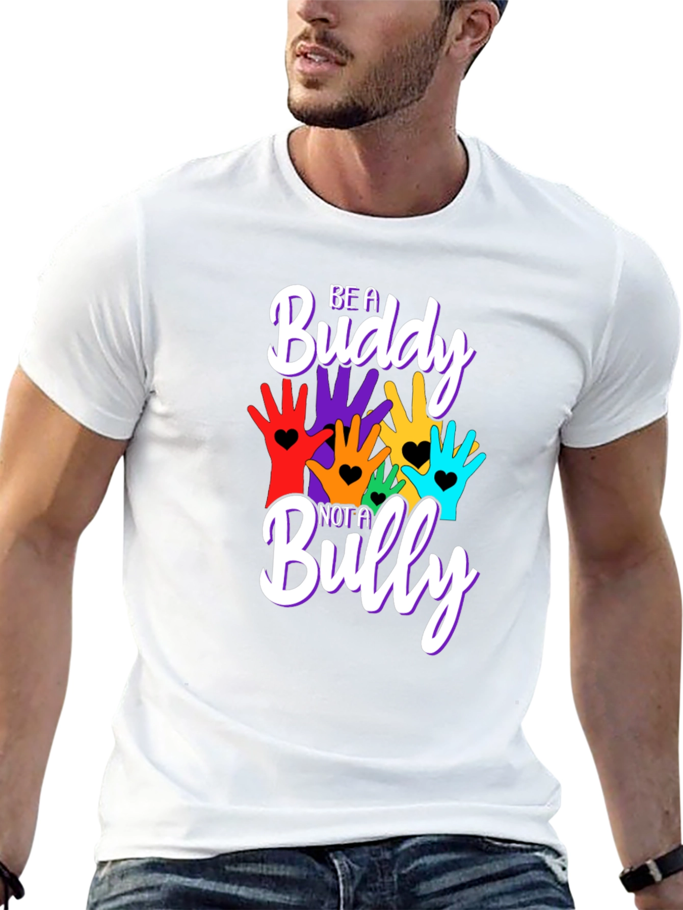 Be A Buddy Not a Bully Graphic Tee