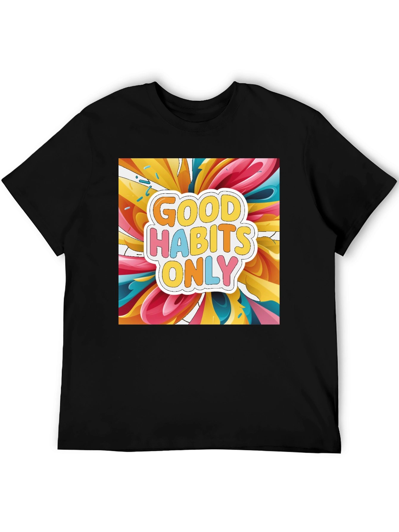 Good Habits Only Graphic Tee - Stylish Casual Wear