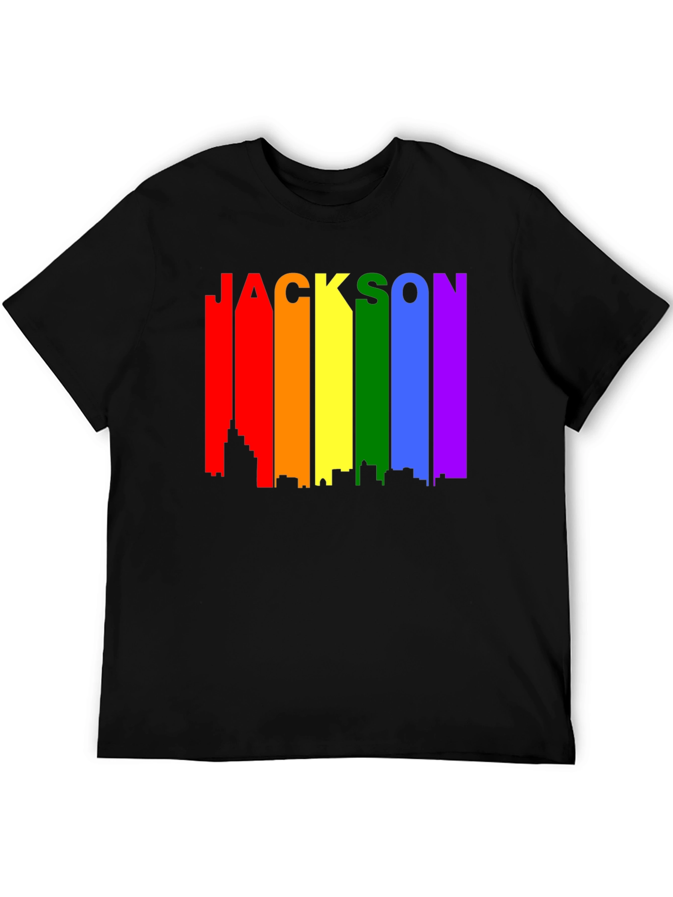 Jackson Rainbow Skyline Pride T-Shirt
