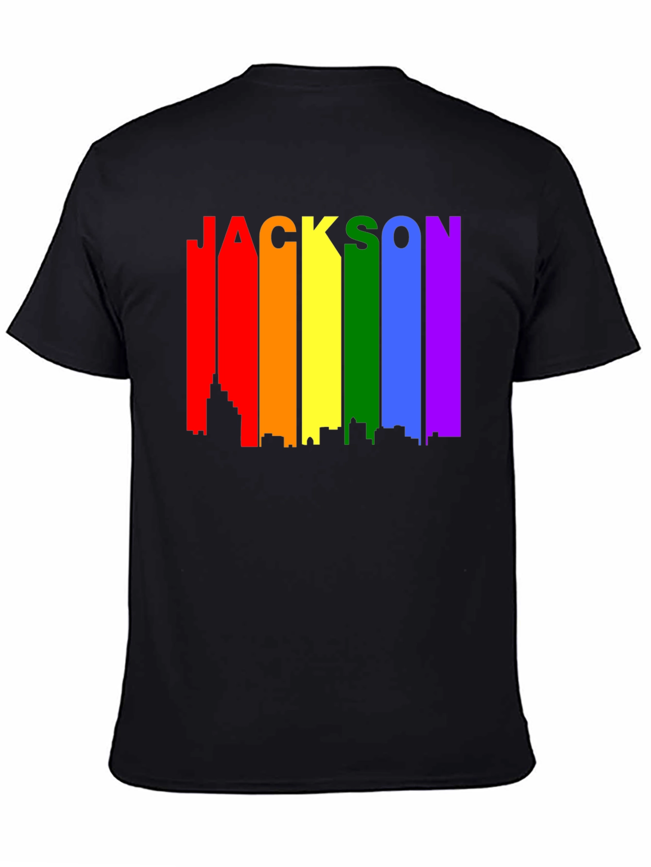 Jackson Rainbow Skyline Pride T-Shirt