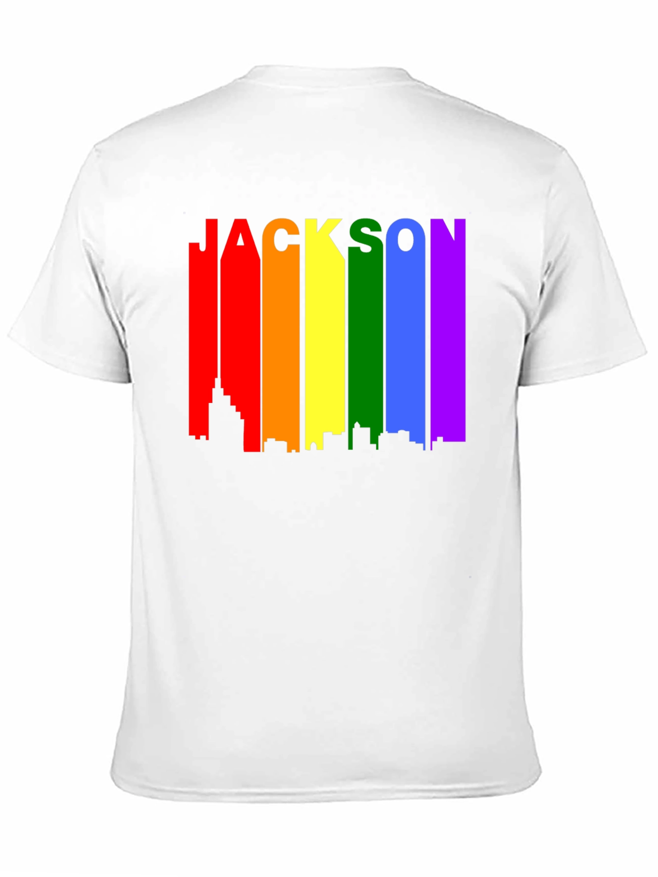 Jackson Rainbow Skyline Pride T-Shirt
