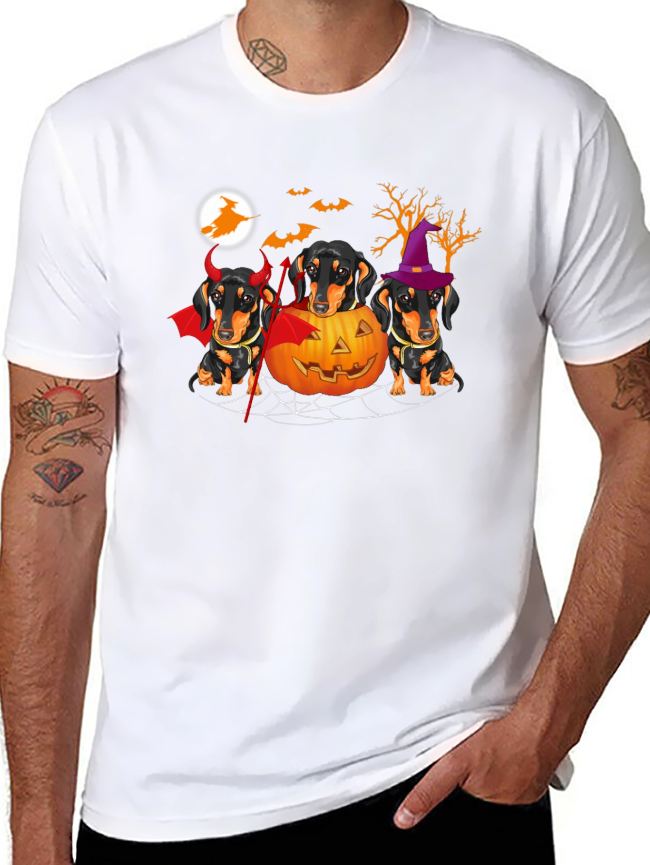 Halloween Dachshund T-Shirt