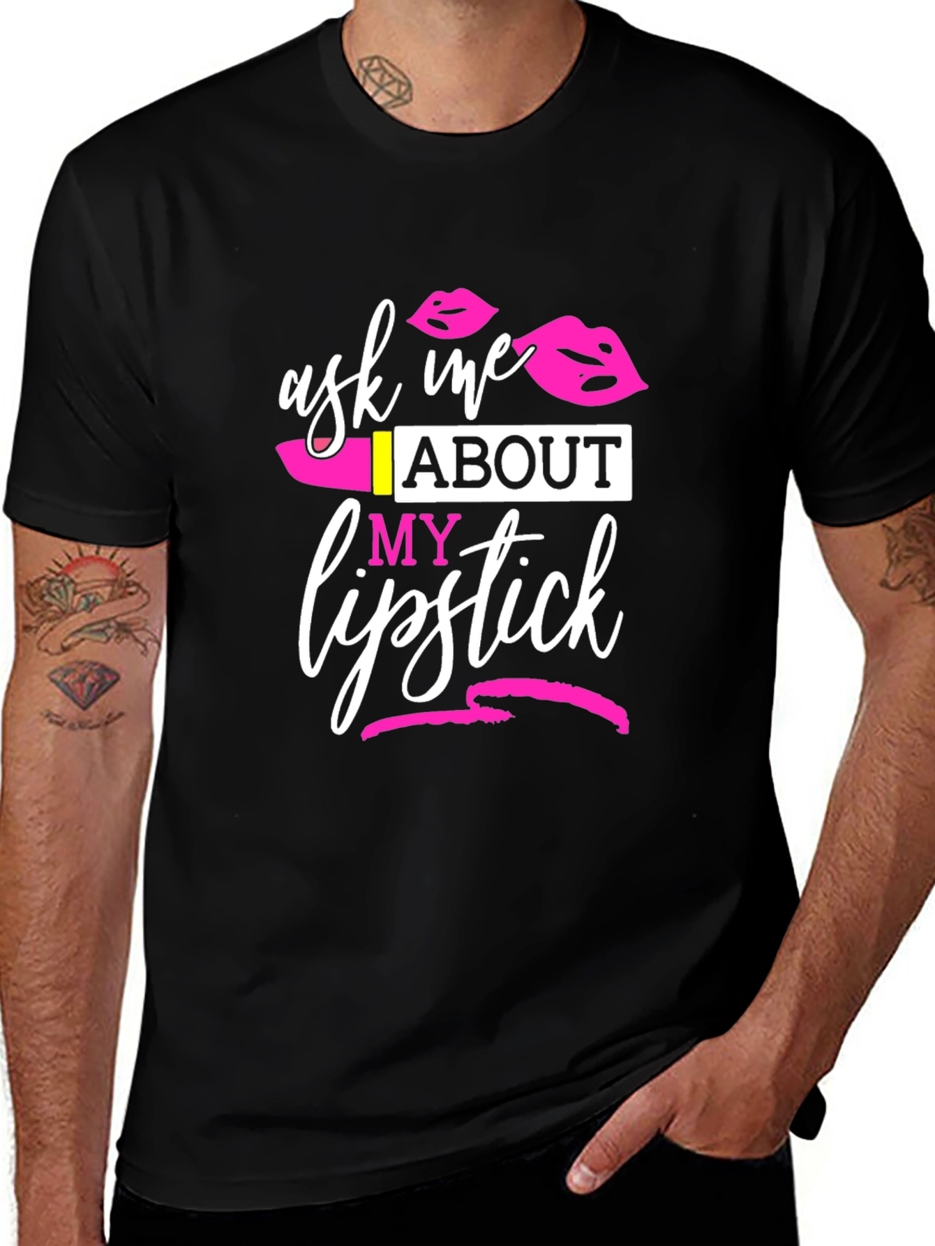 Ask Me About My Lipstick T-Shirt