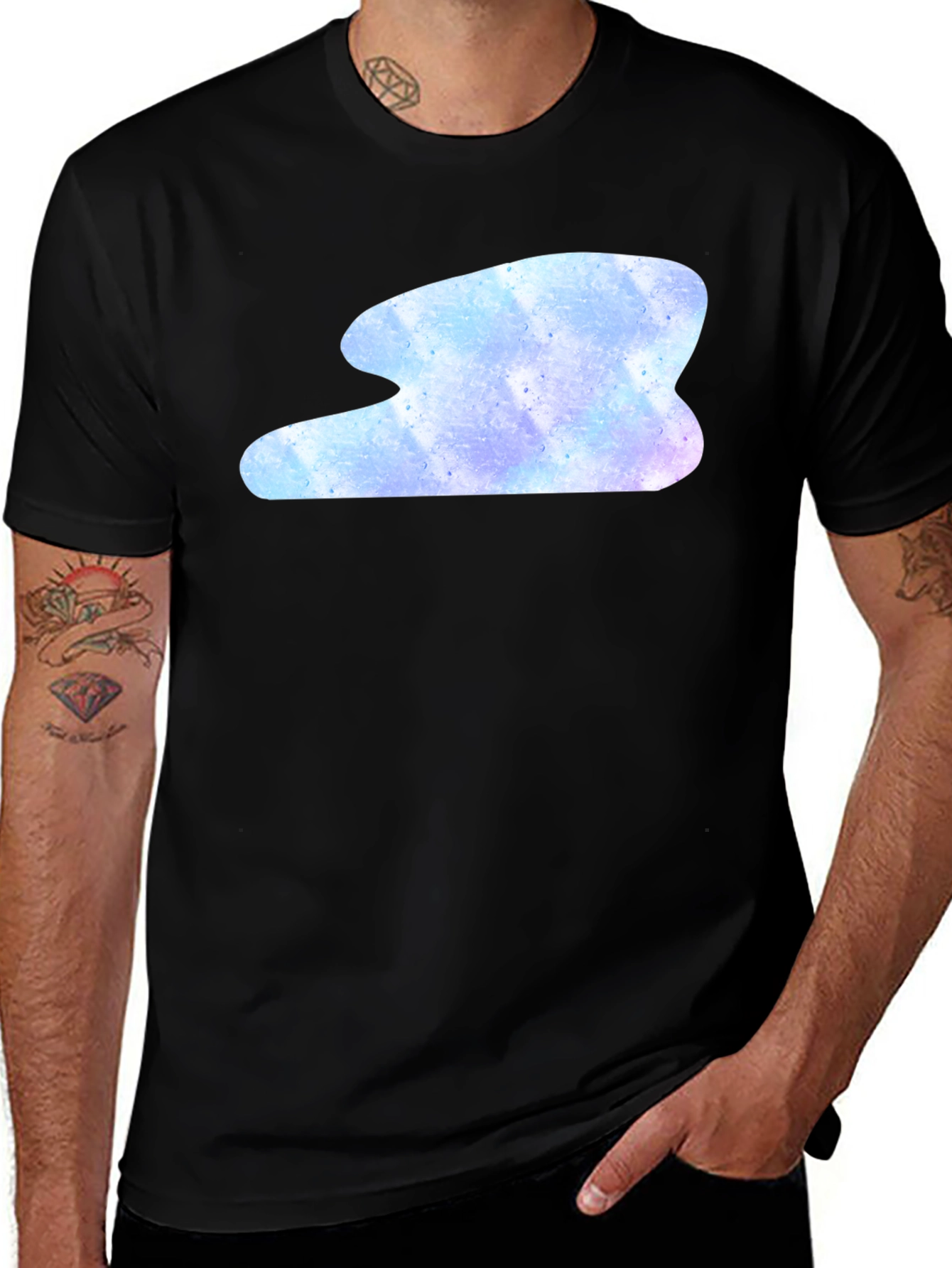 Abstract Cloud T-Shirt - Soft Style Everyday Wear