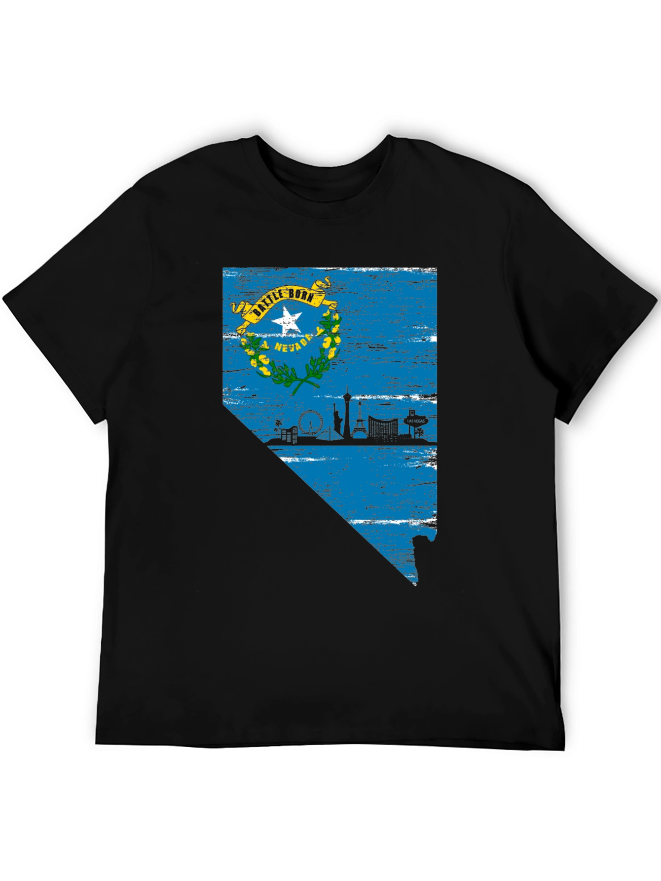 Nevada State Flag Graphic T-Shirt