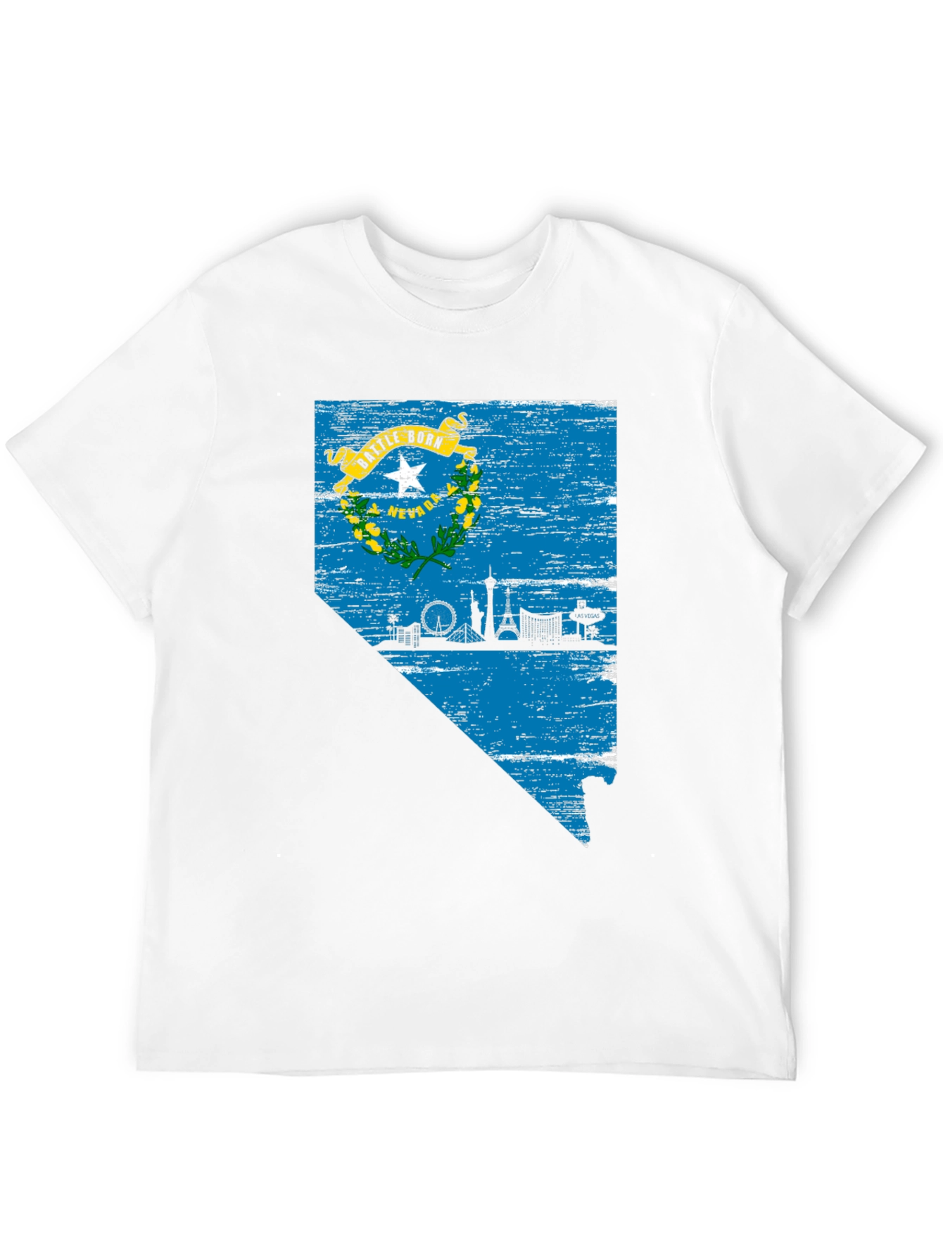 Nevada State Flag Graphic T-Shirt