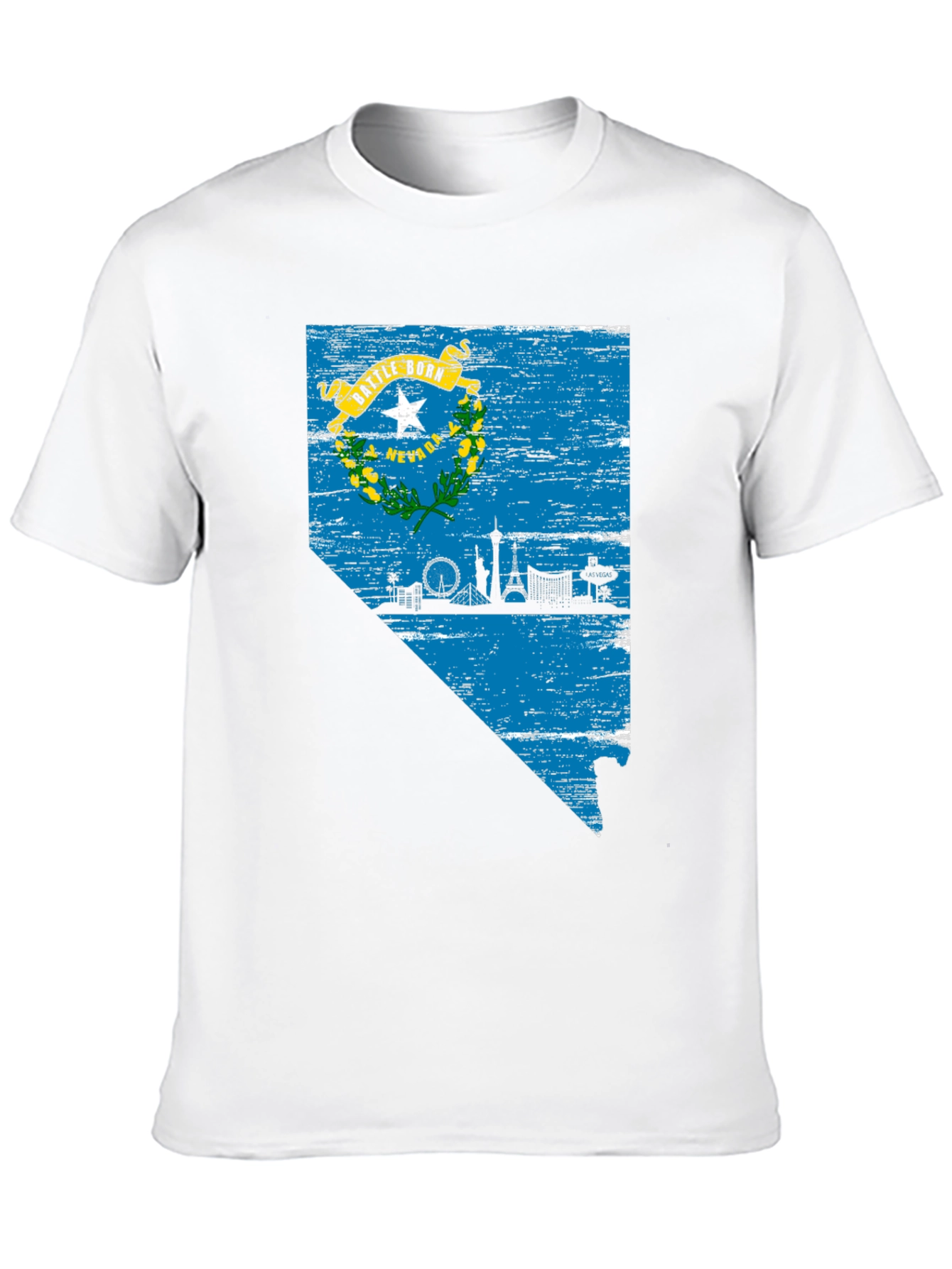 Nevada State Flag Graphic T-Shirt