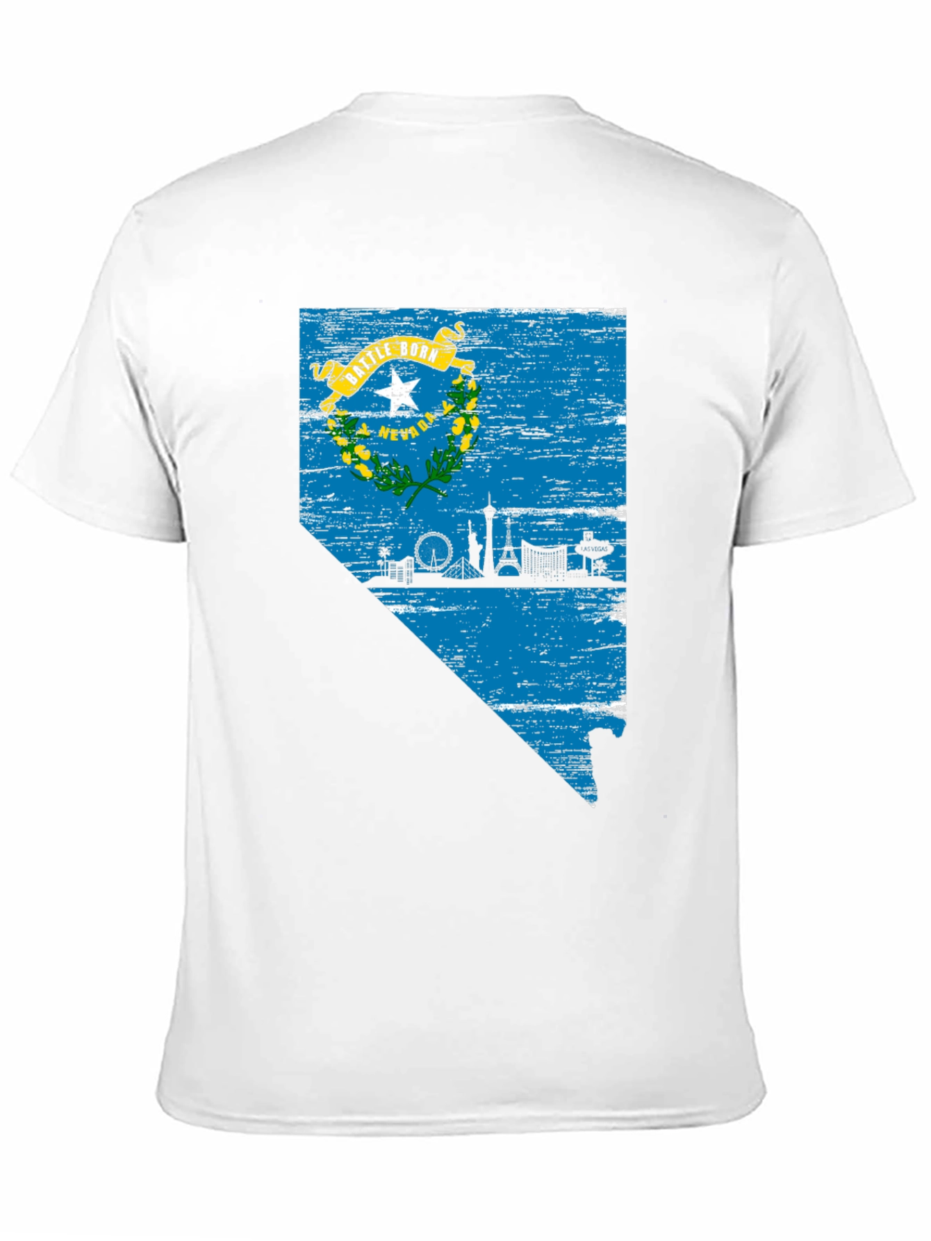 Nevada State Flag Graphic T-Shirt