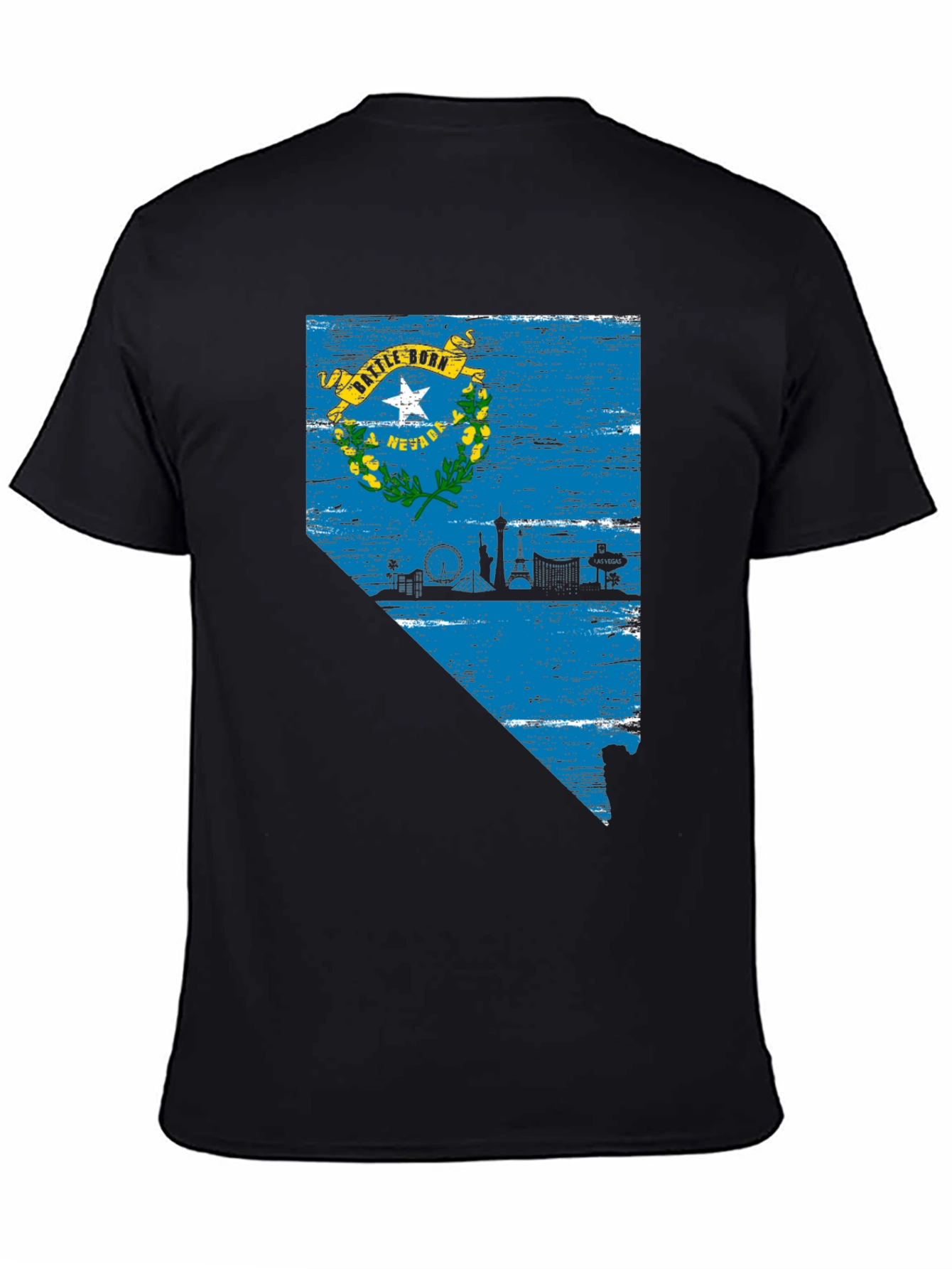 Nevada State Flag Graphic T-Shirt