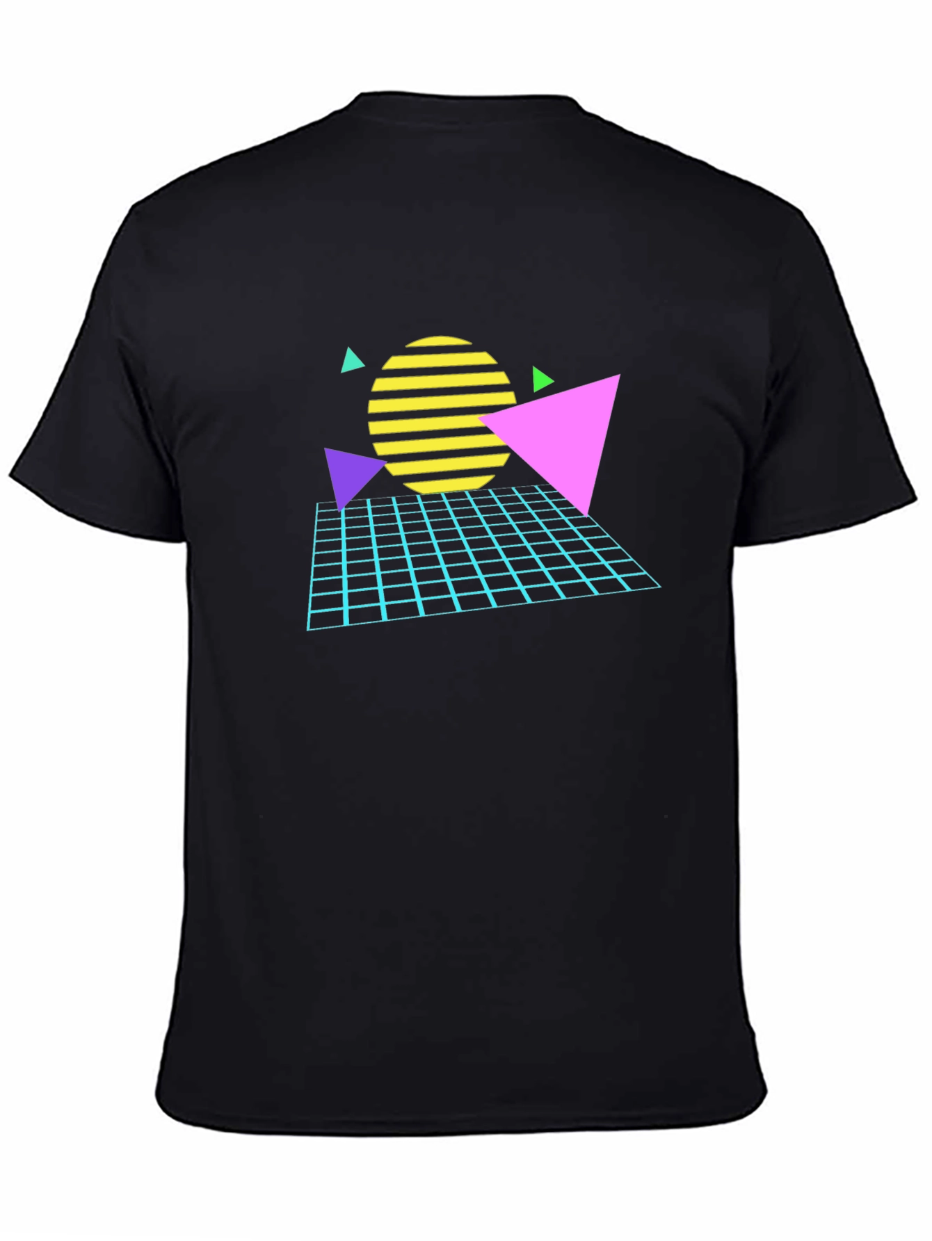 Retro 80s Geometric Graphic T-Shirt