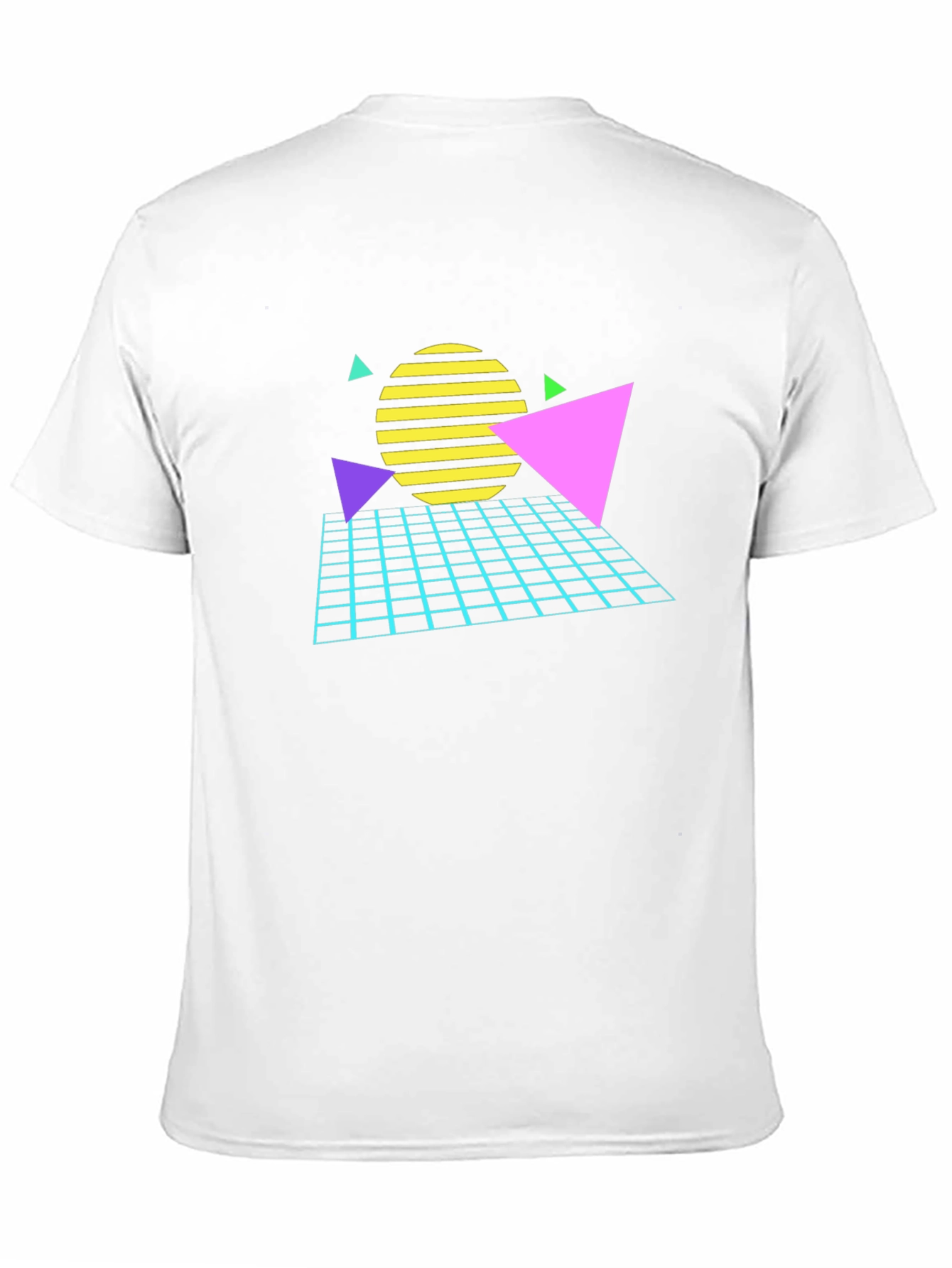 Retro 80s Geometric Graphic T-Shirt
