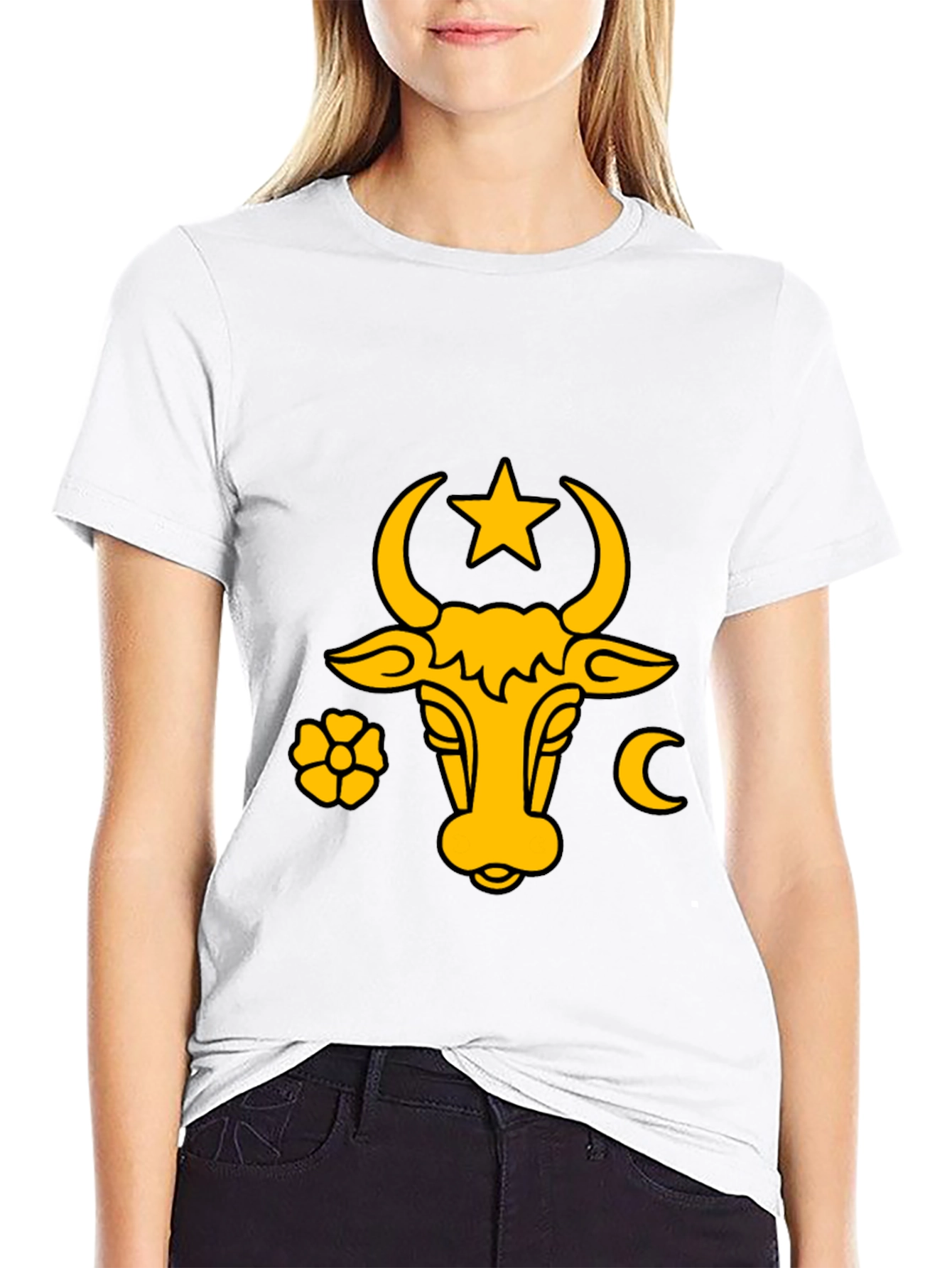 Moldova Coat of Arms Graphic Black T-Shirt