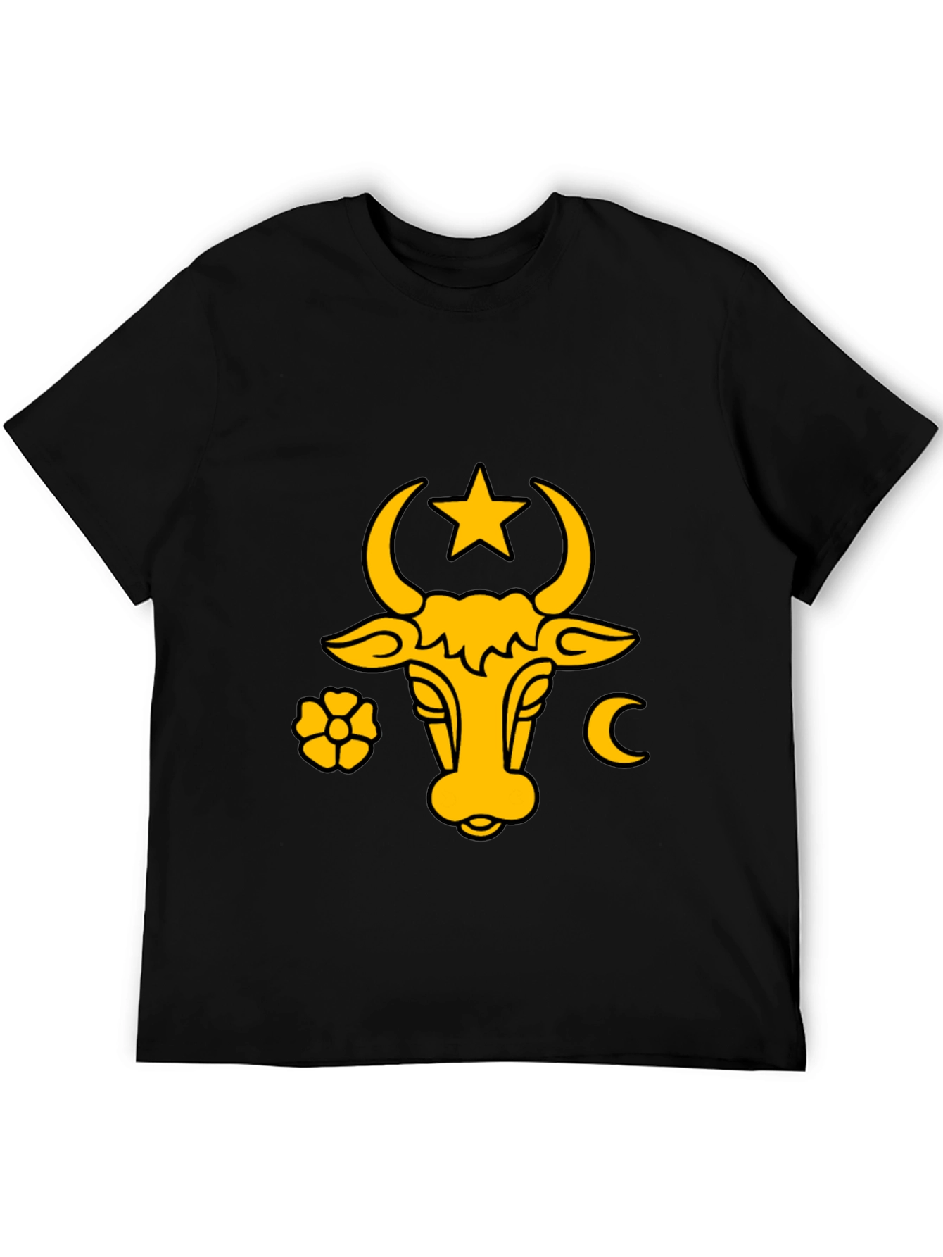 Moldova Coat of Arms Graphic Black T-Shirt