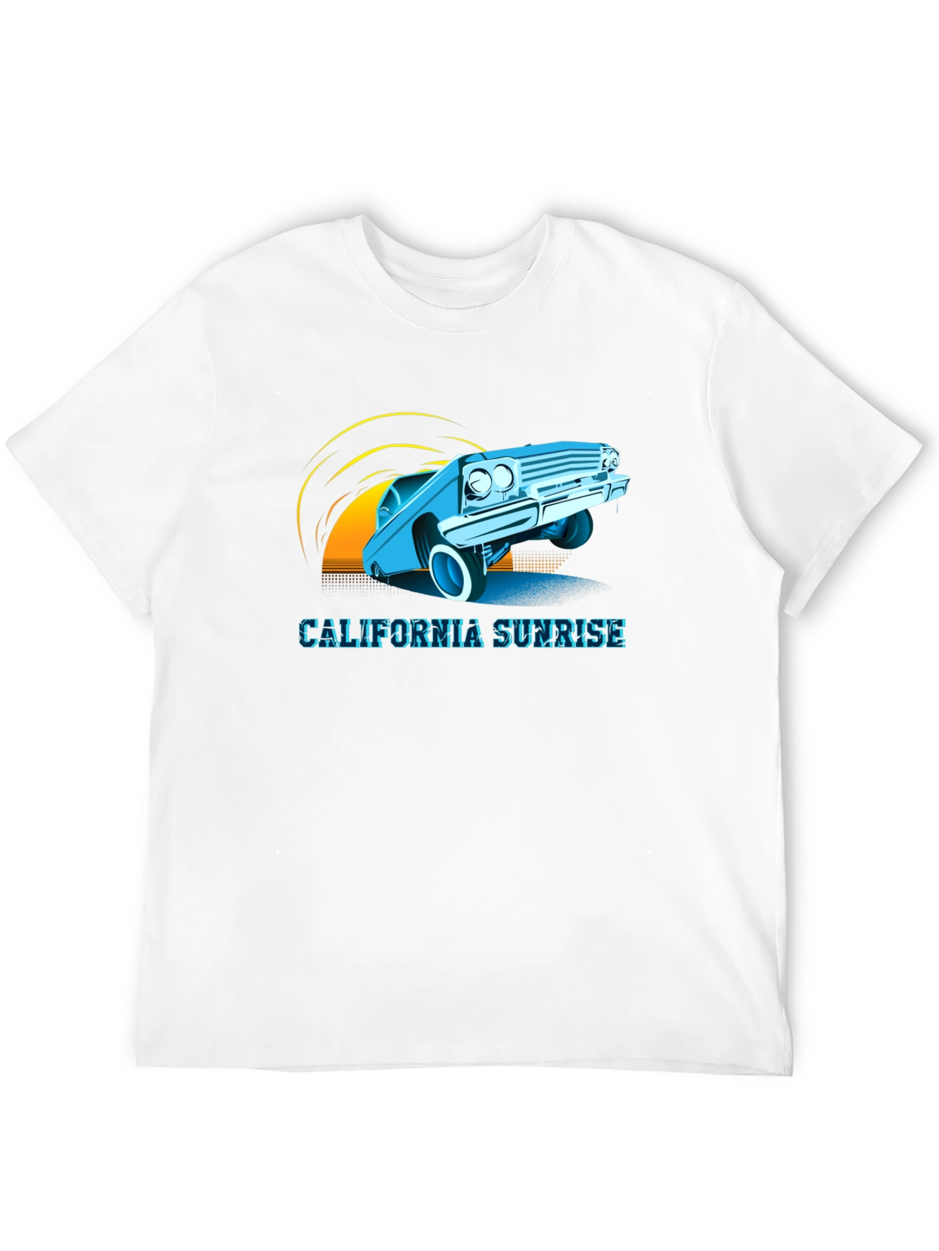 California Sunrise Car T-Shirt