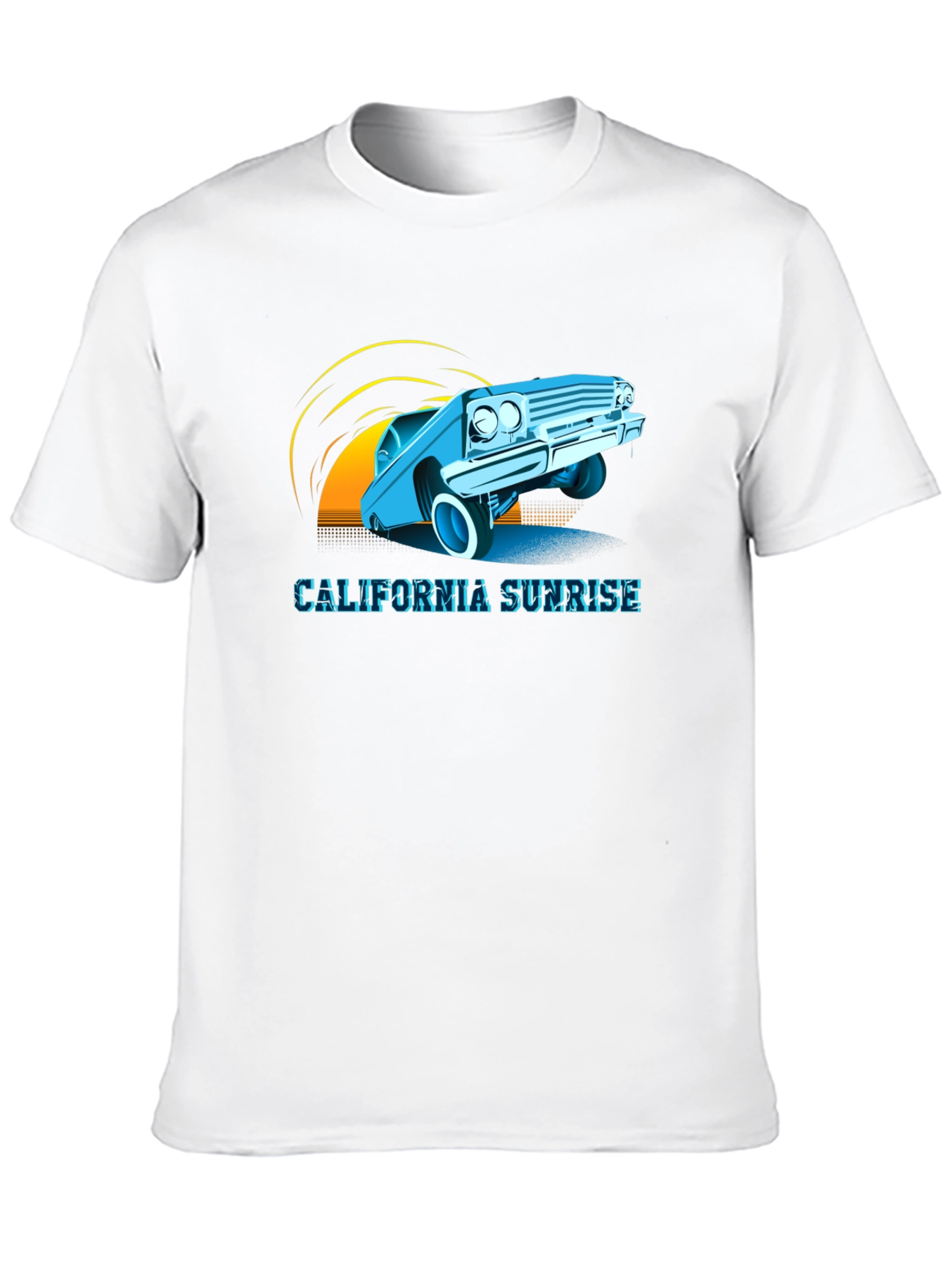 California Sunrise Car T-Shirt