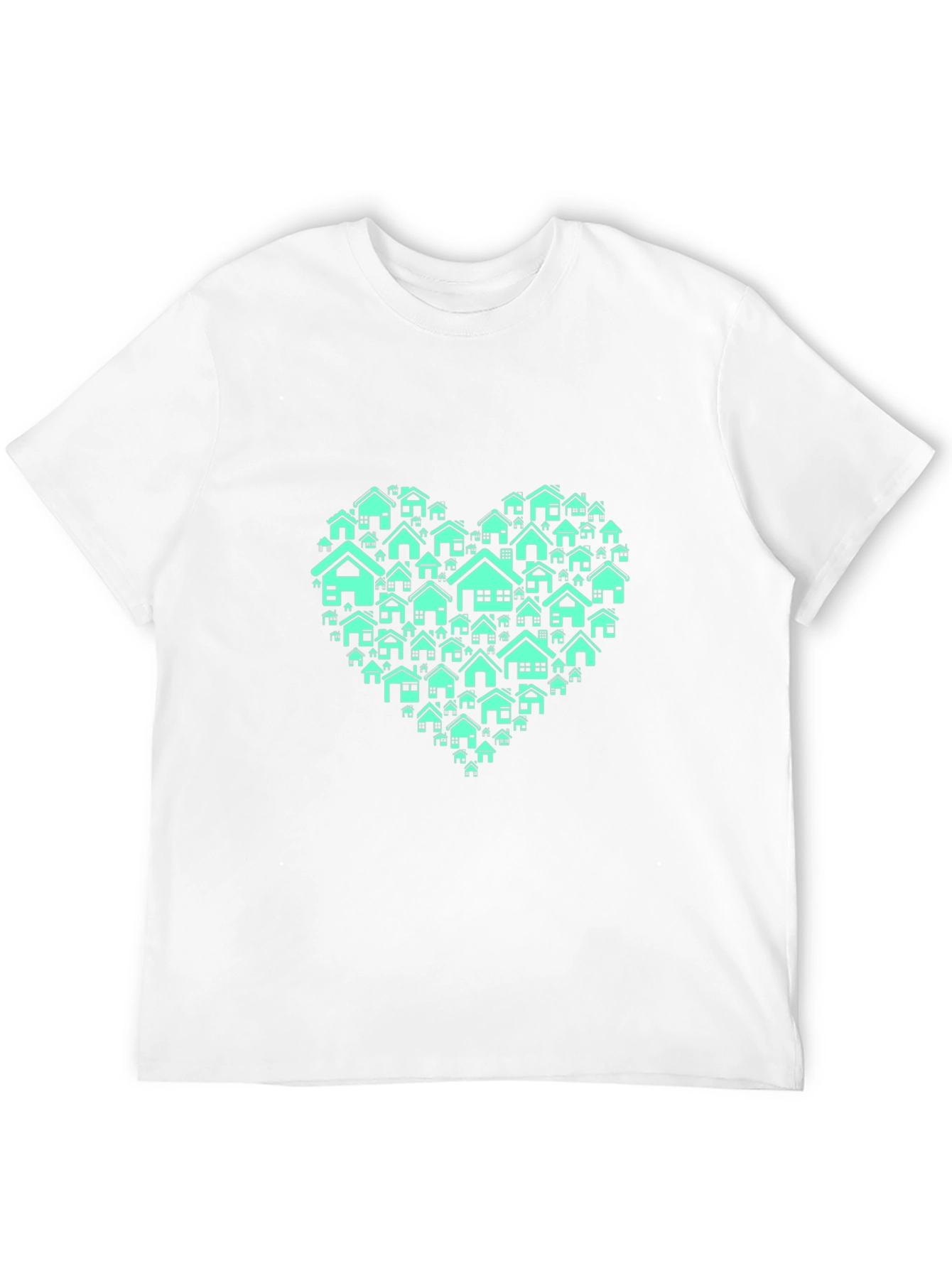 Heart of Homes Graphic T-Shirt - Black