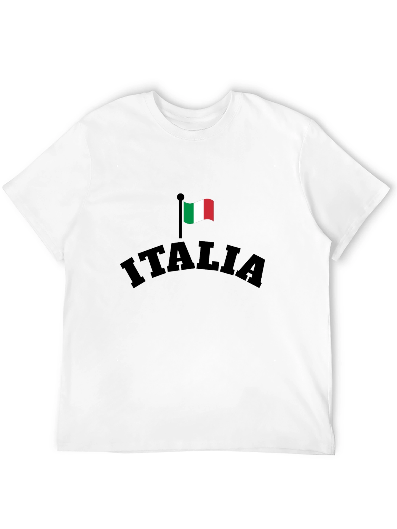 Italia Flag Graphic T-Shirt - Stylish Italian Pride Tee