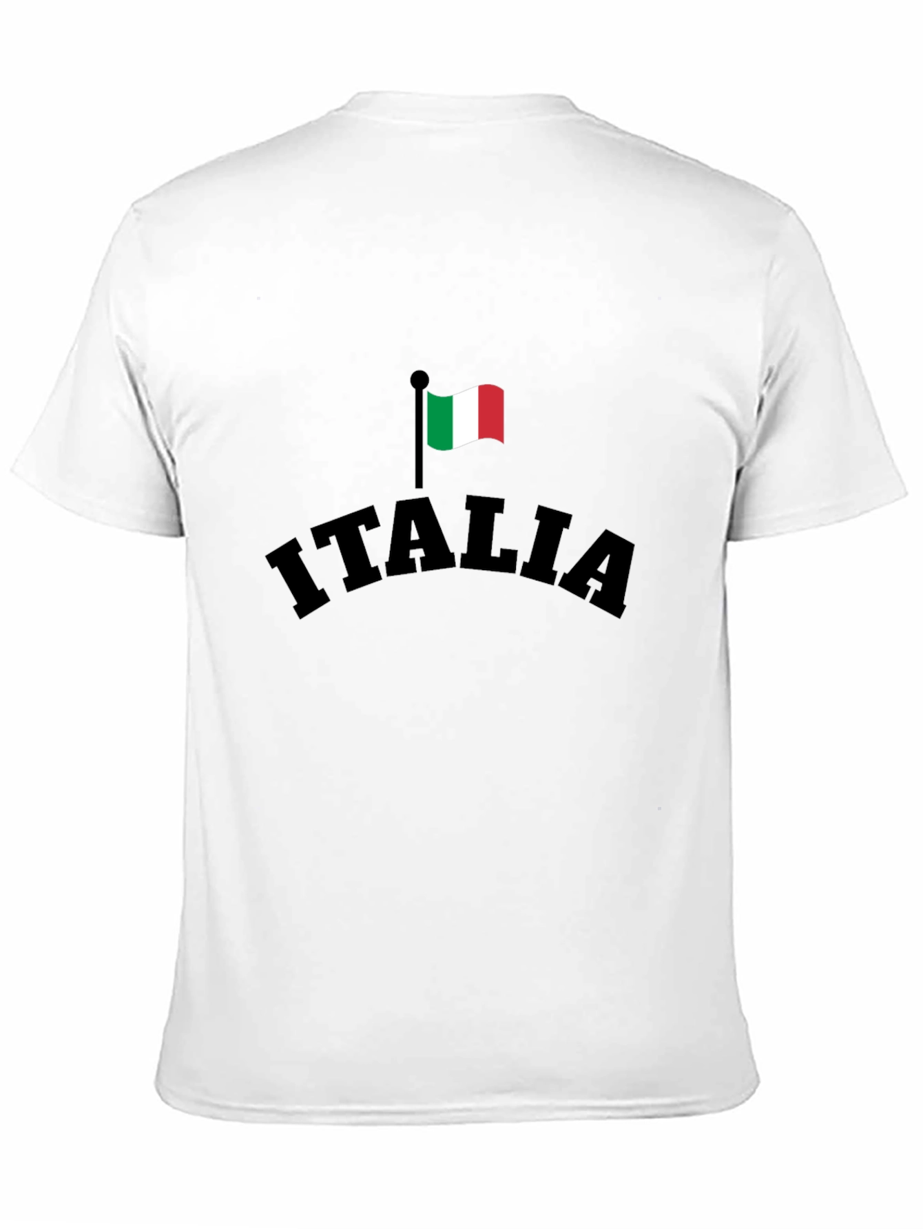 Italia Flag Graphic T-Shirt - Stylish Italian Pride Tee