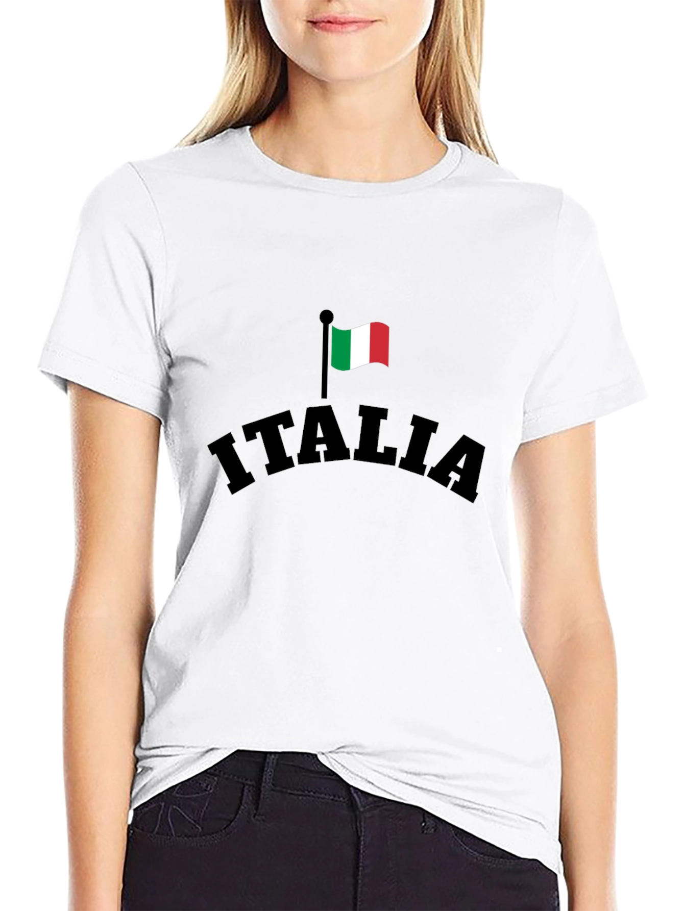 Italia Flag Graphic T-Shirt - Stylish Italian Pride Tee