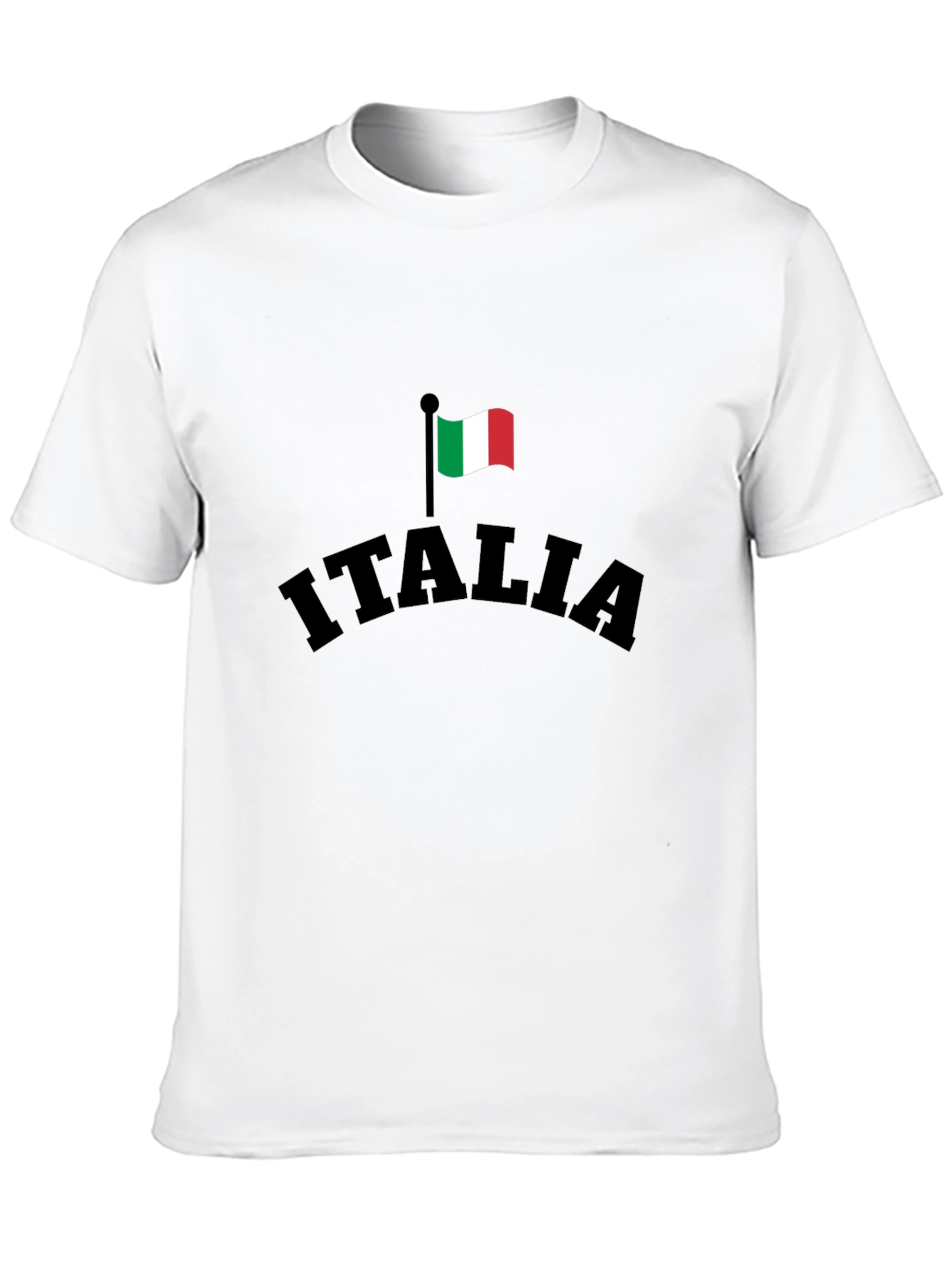Italia Flag Graphic T-Shirt - Stylish Italian Pride Tee